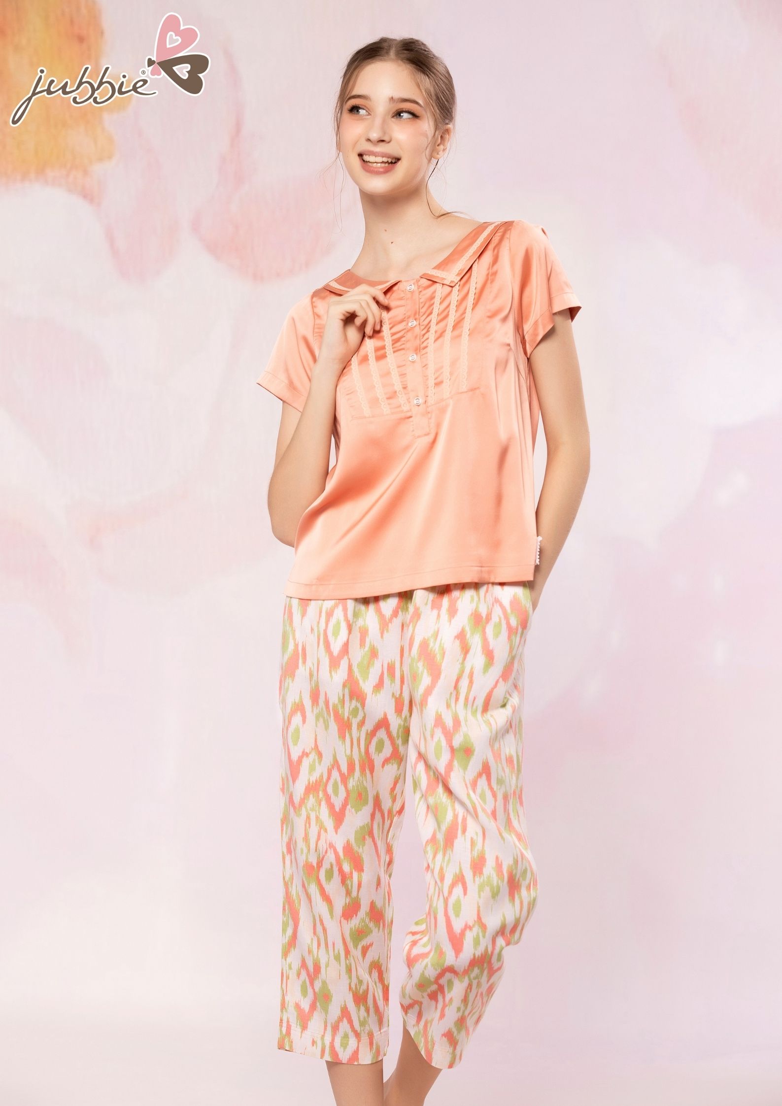 BL áo lụa phối quần - 93227