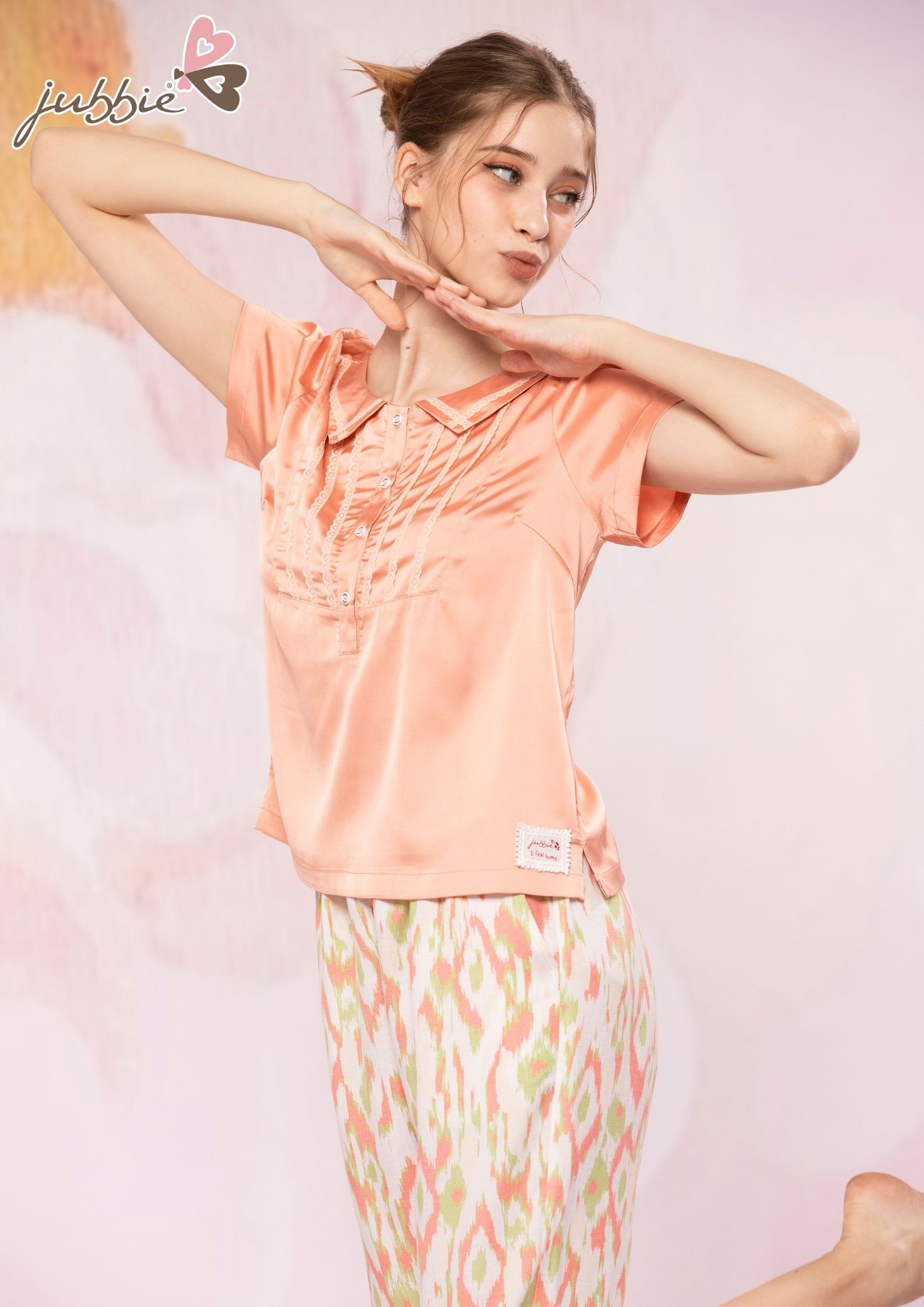 BL áo lụa phối quần - 93227