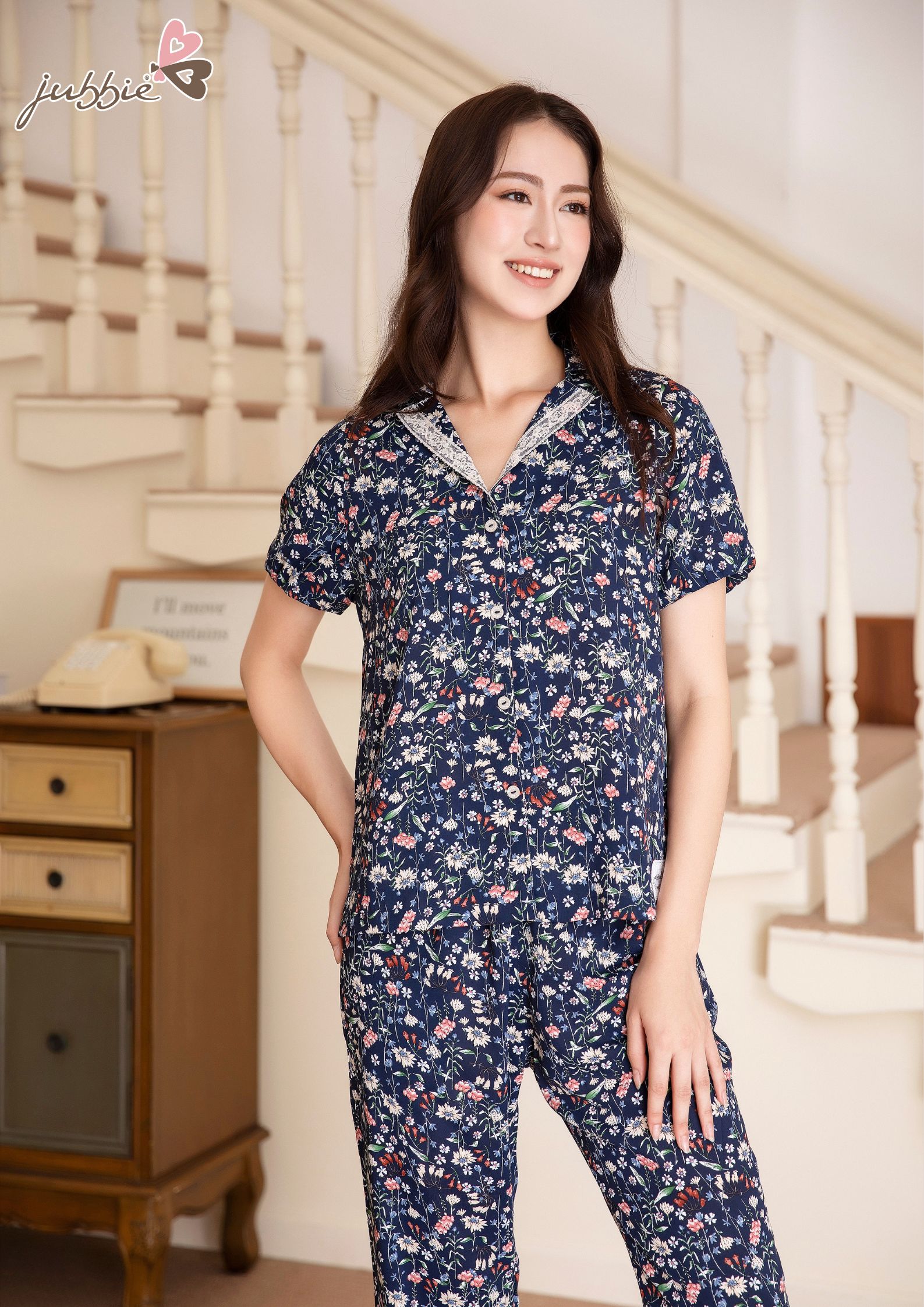 BD Cổ tròn viền ren - 94087