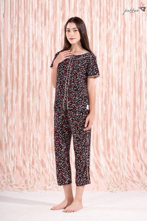 BL áo cổ tròn cài nút - 32383
