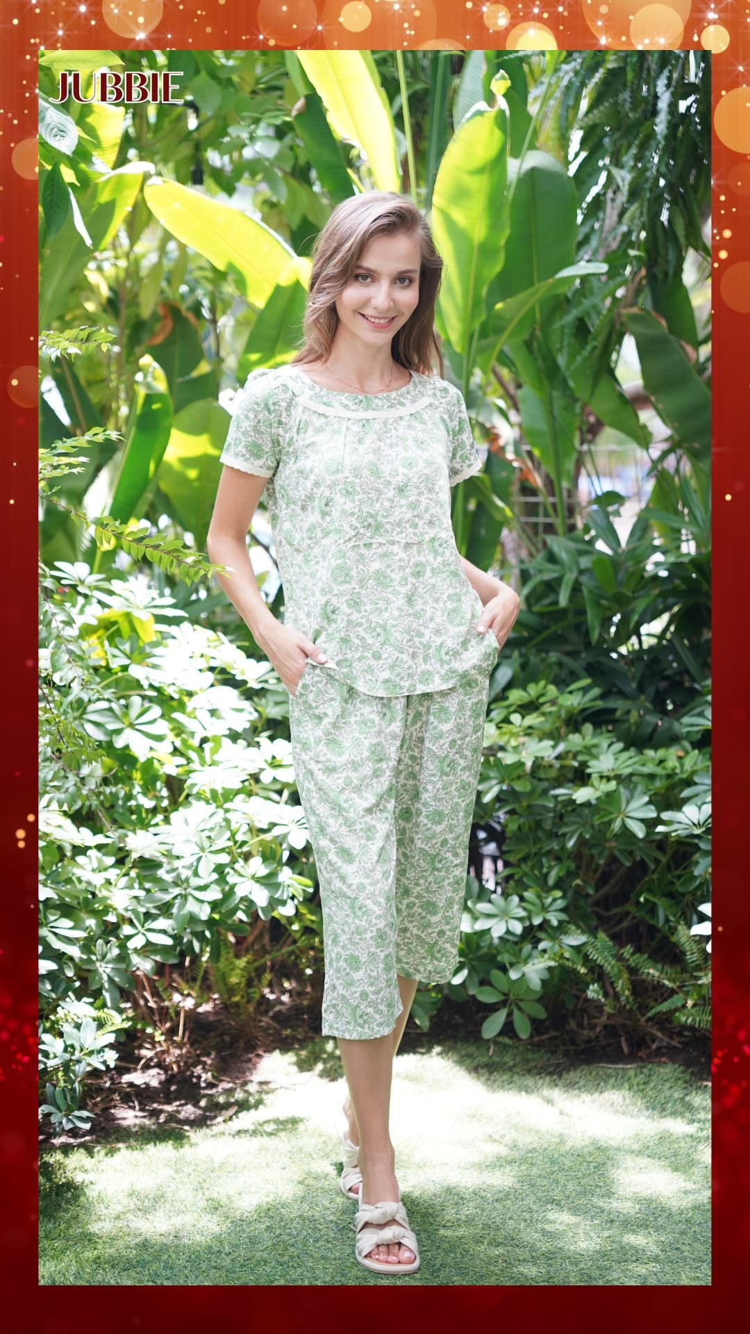 BL áo tay phồng viền ren - 32421