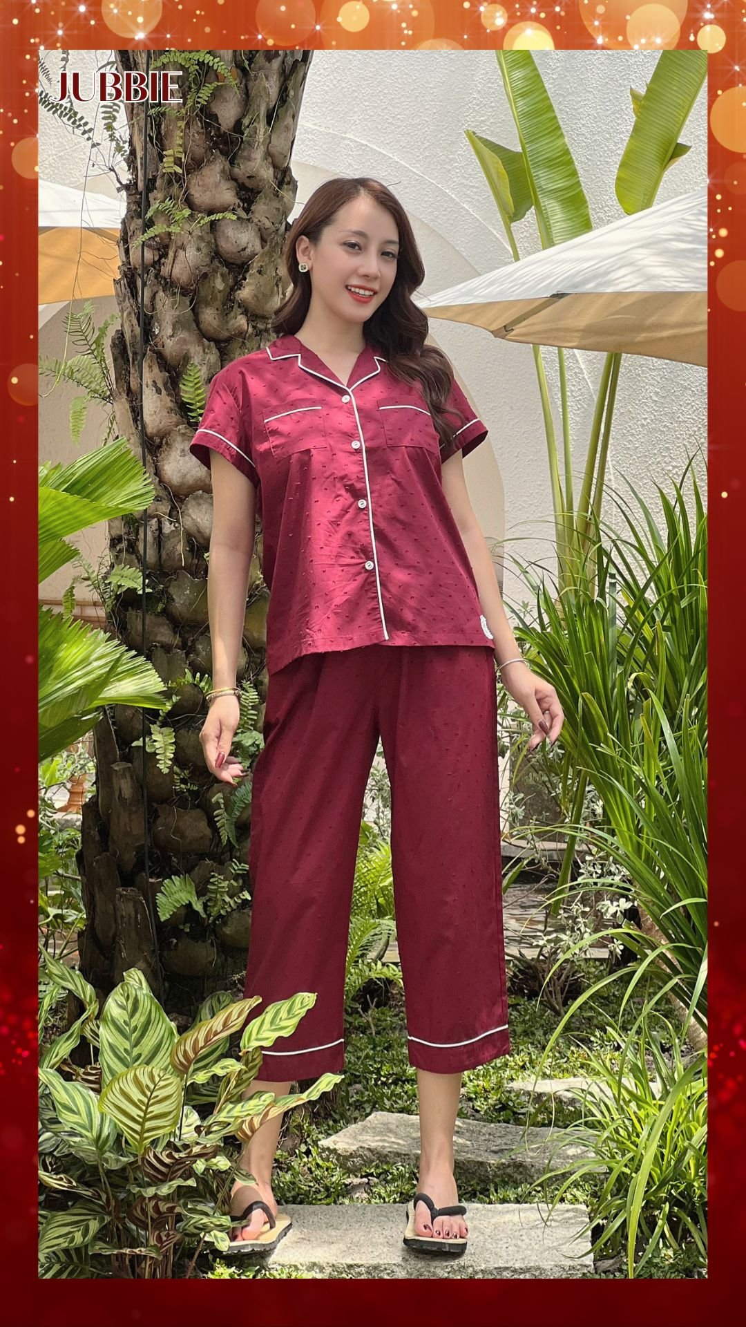 BL cổ viền nhân 2 túi - 32425