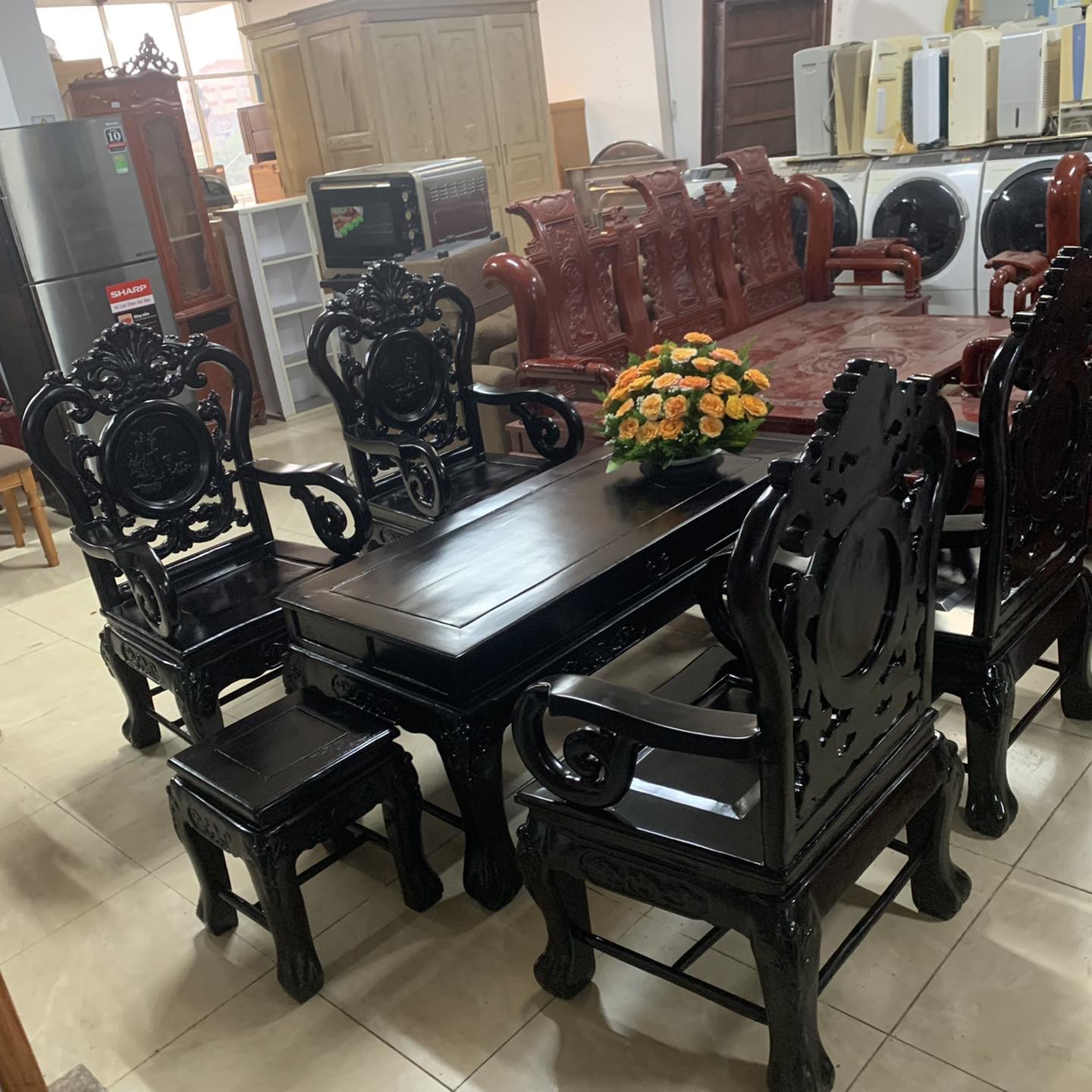 Bộ bàn ghế gỗ trắc