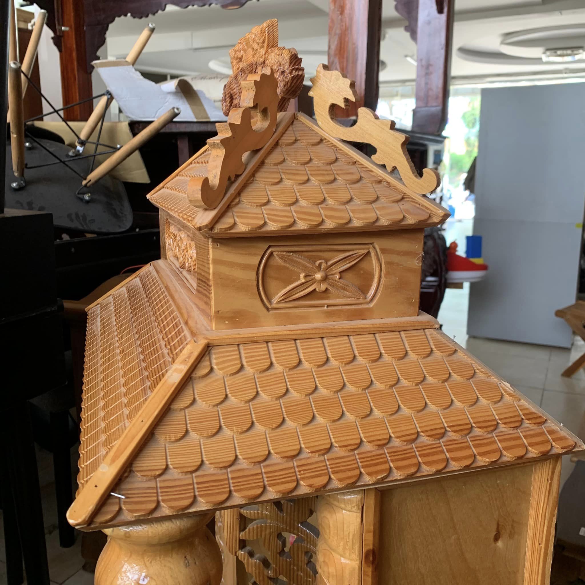 Bàn thờ ông địa gỗ sồi
