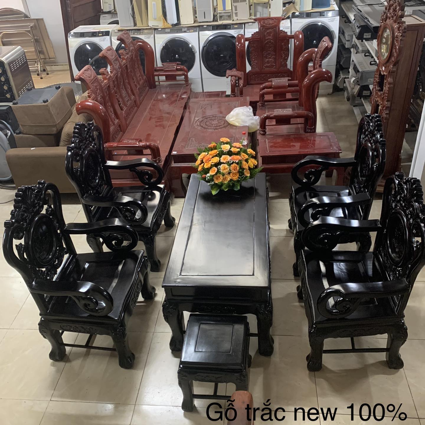Bộ bàn ghế gỗ trắc