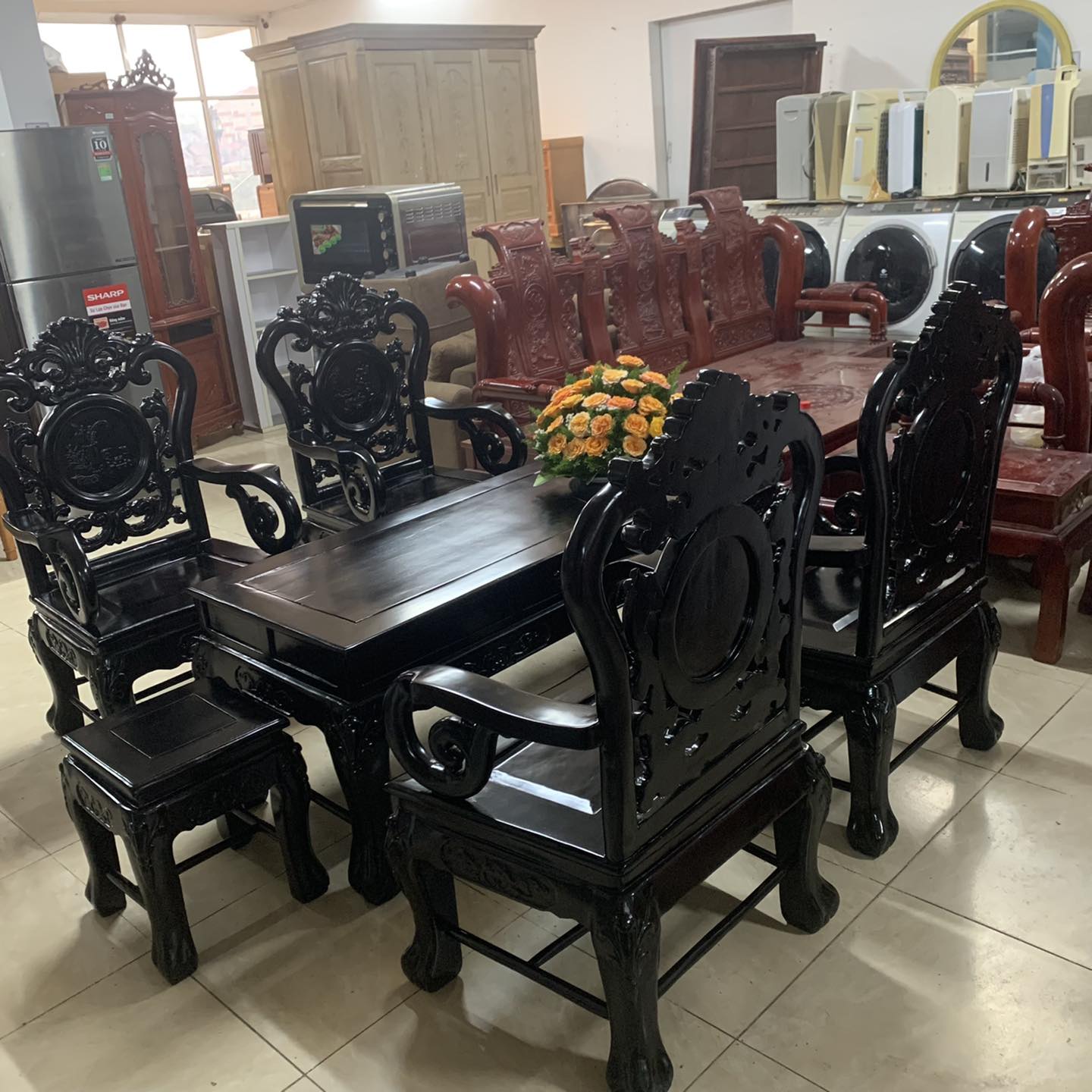 Bộ bàn ghế gỗ trắc