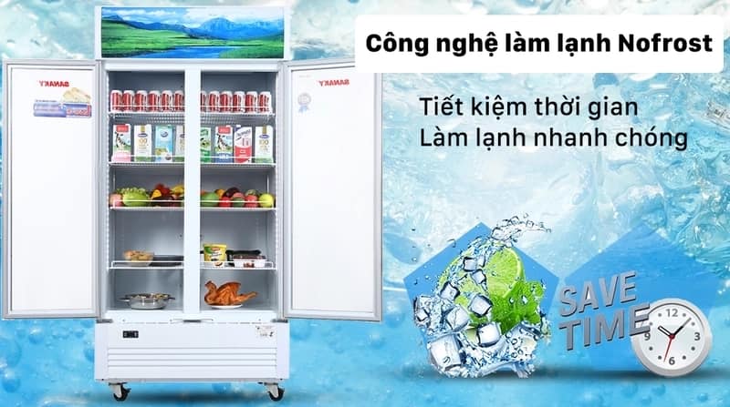 Tủ mát Sanaky 1200L