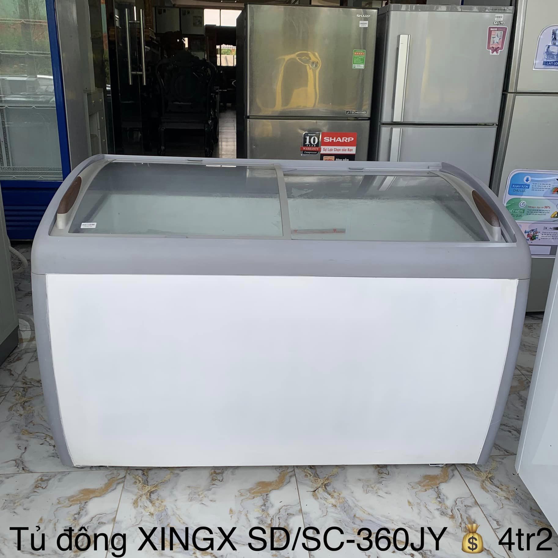 Tủ đông kính lùa 42