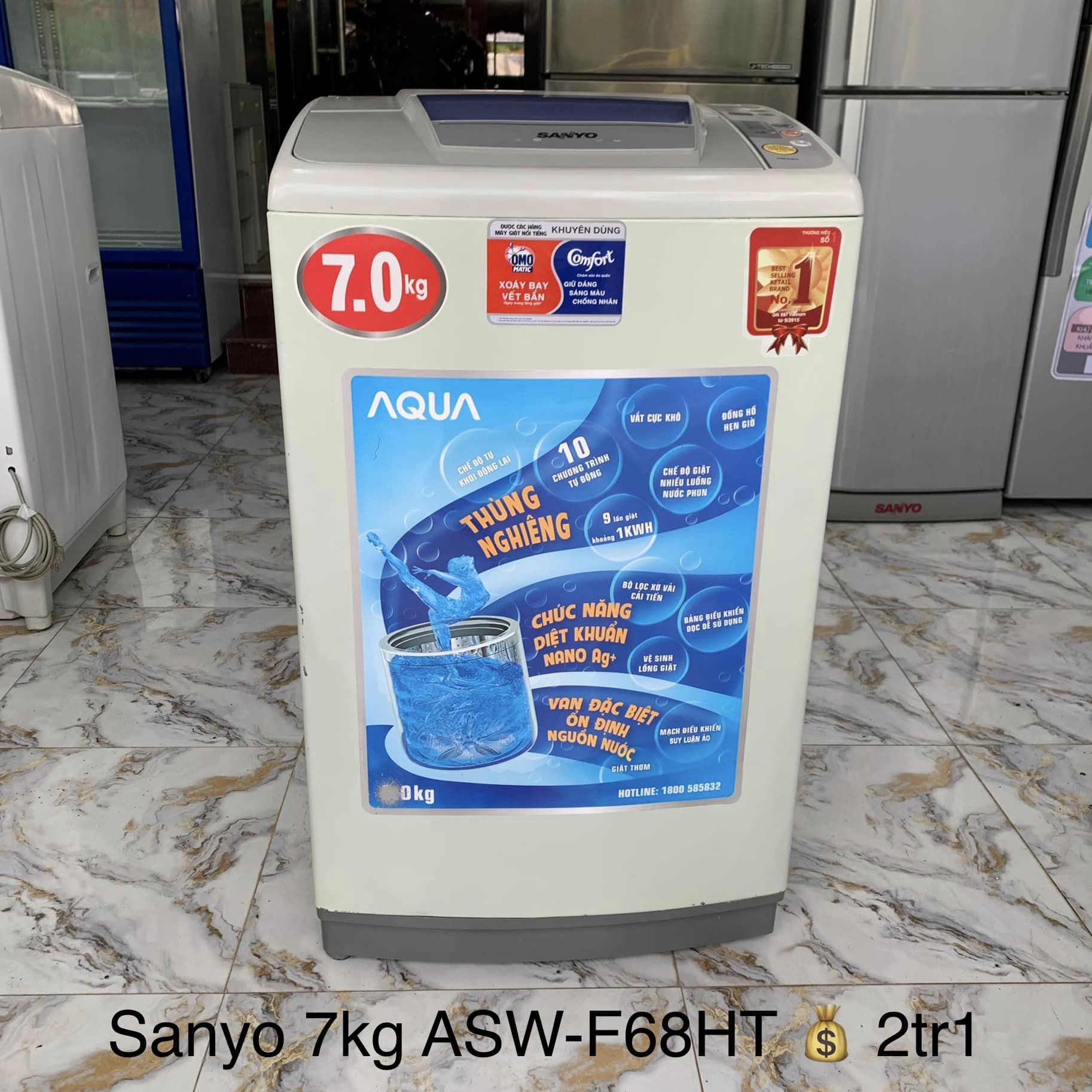 Máy giặt Sanyo ASW-F68HT
