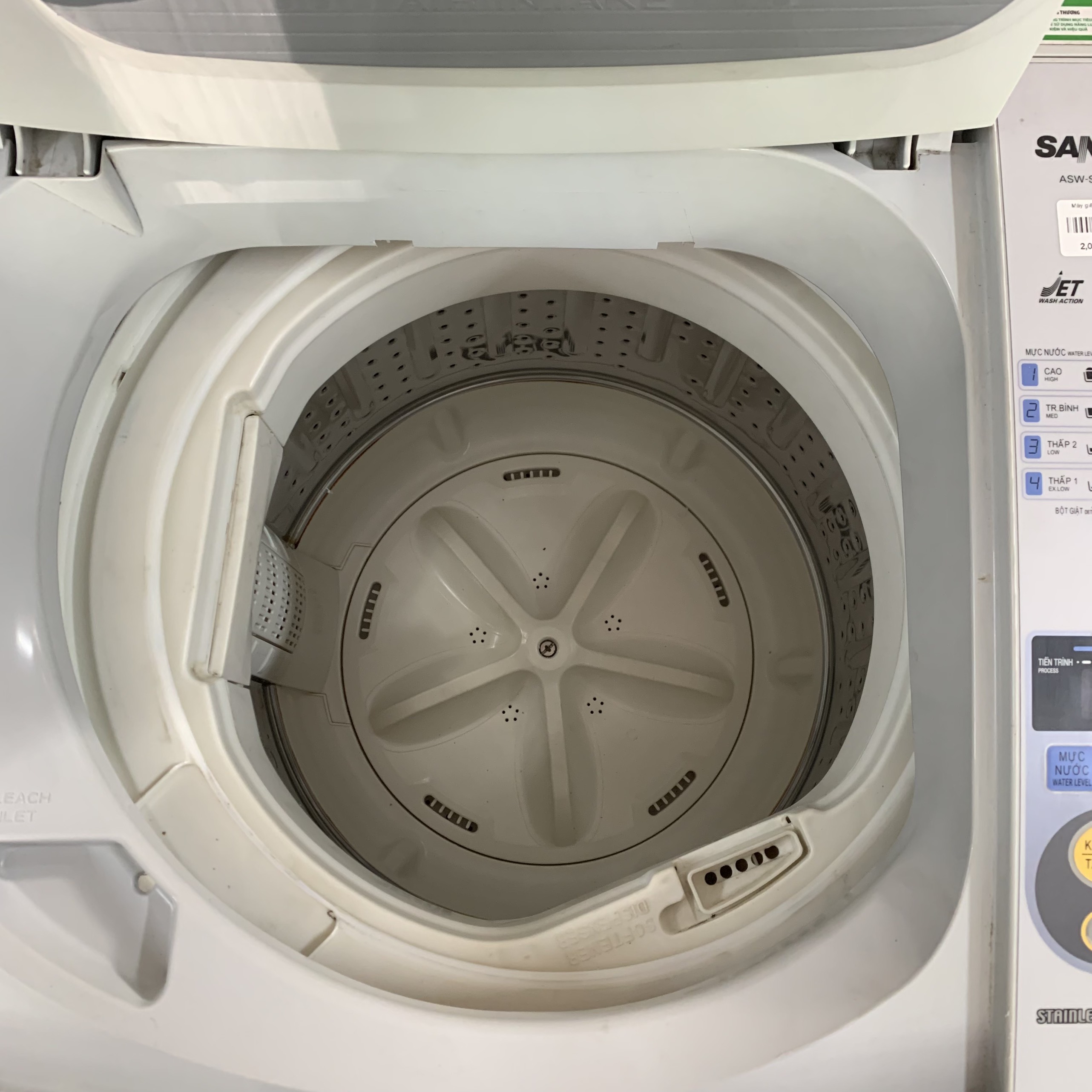 Máy giặt sanyo 7kg  asw-s70x2t