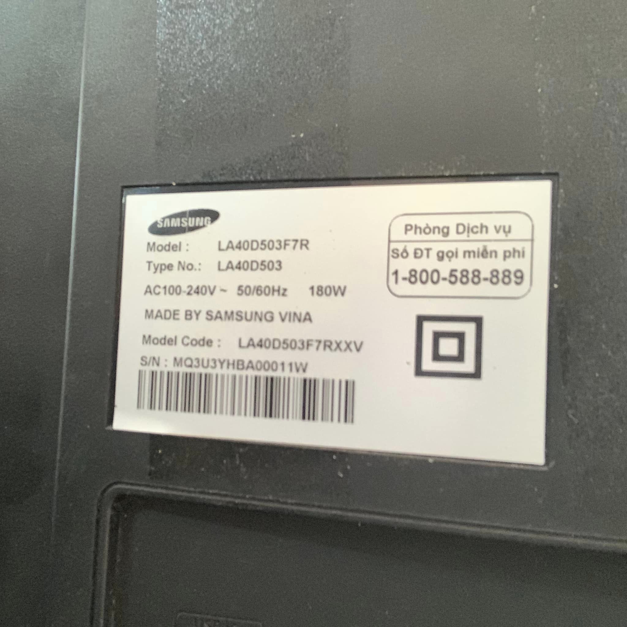 Ti vi samsung 40inch