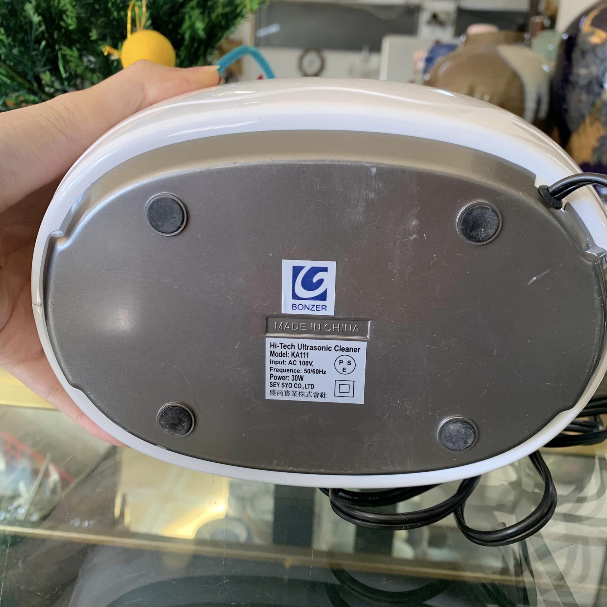 Máy làm sạch bằng sóng âm