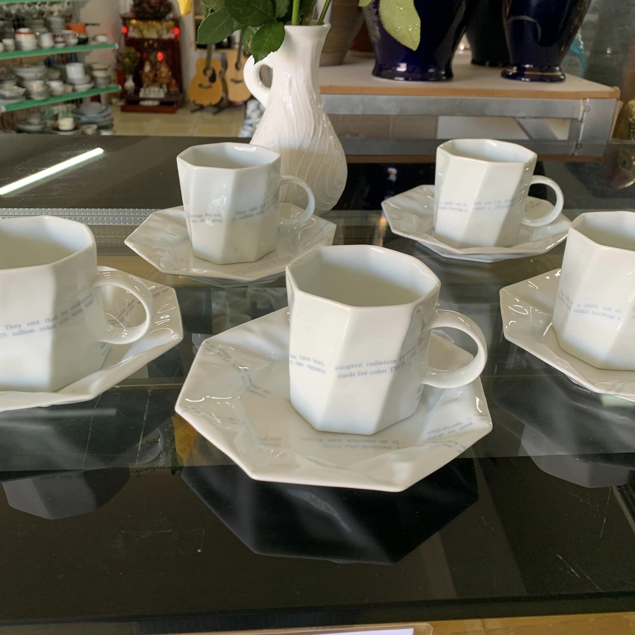 SET TÁCH TRÀ SỨ NHẬT ÂU SANG TRỌNG