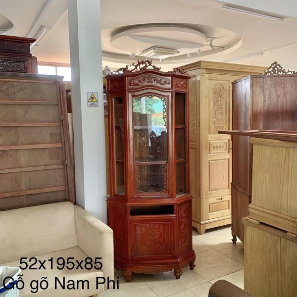 Tủ đựng rượu gỗ gõ đỏ