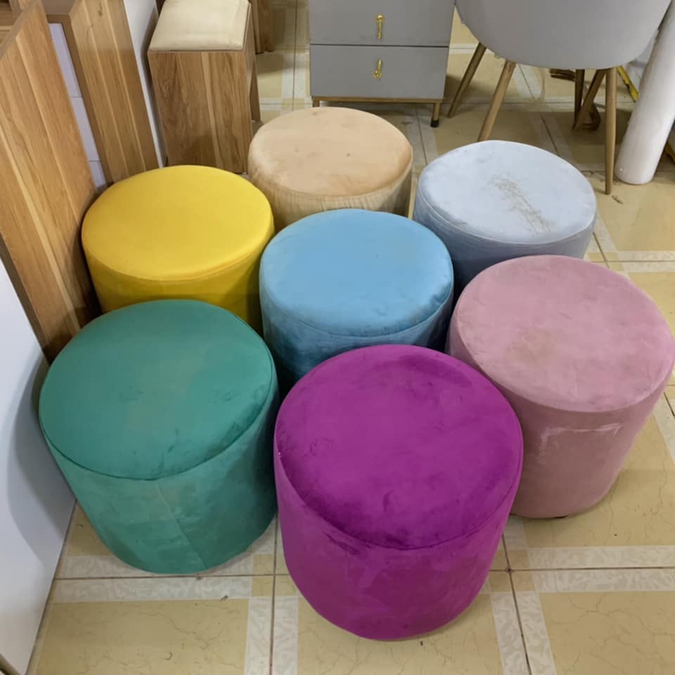 Ghế đôn bằng nỉ