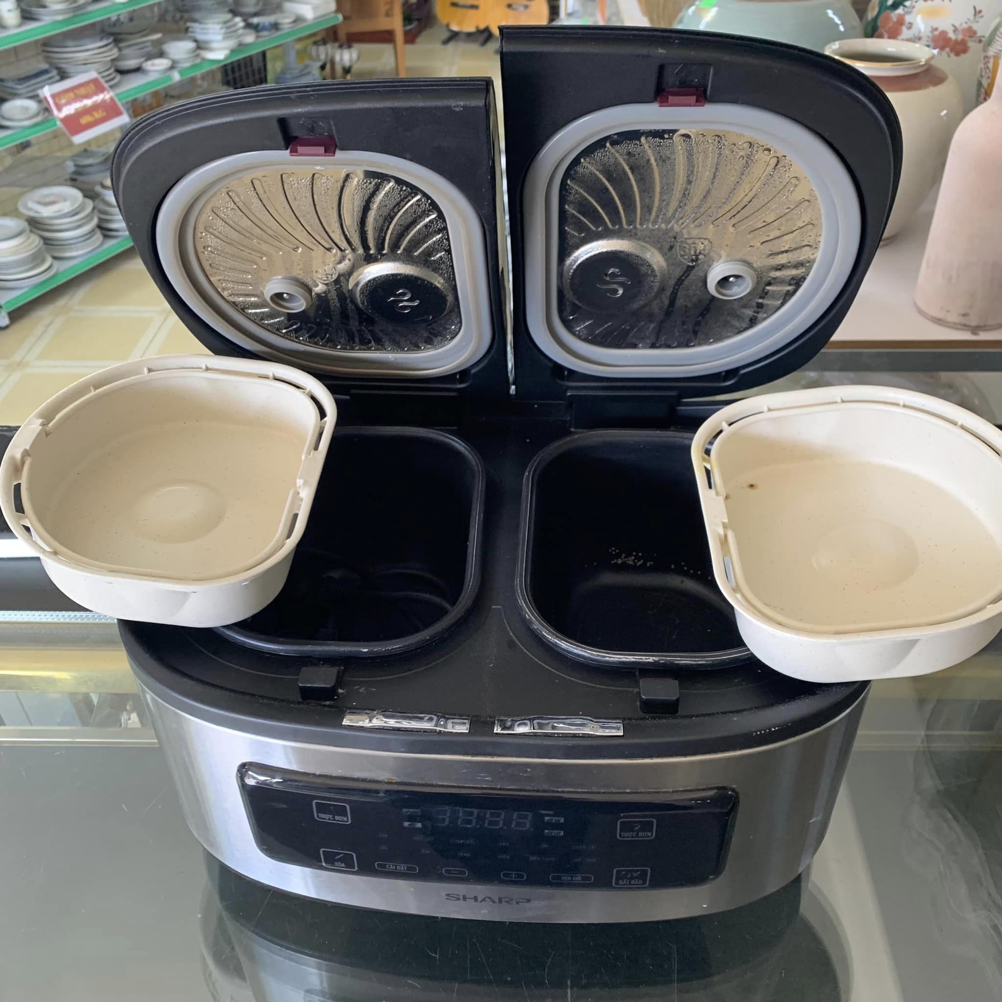 Nồi cơm điện 2 ngăn Sharp