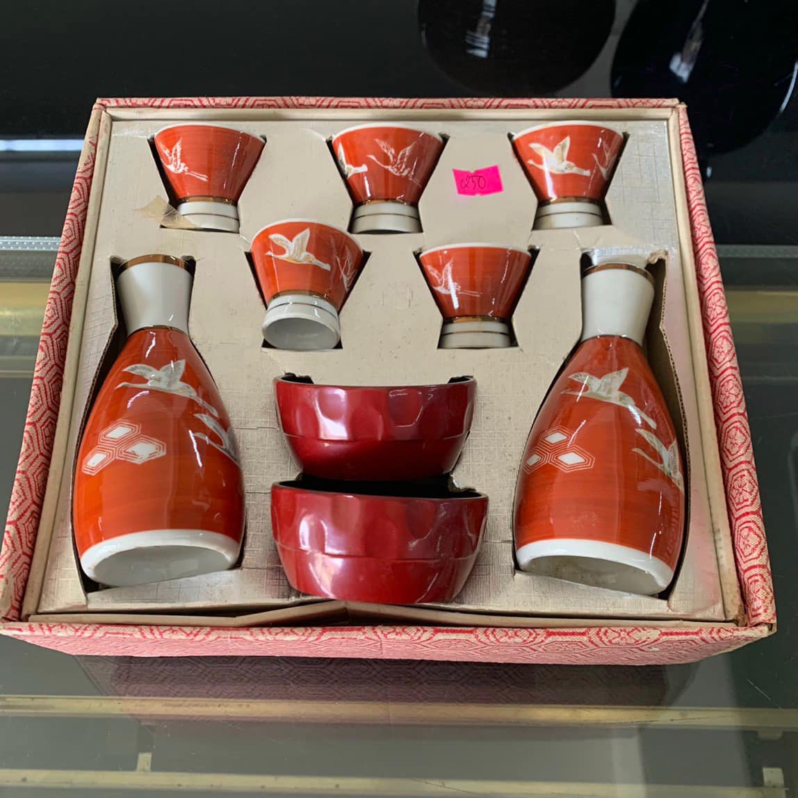 Bộ bình ly uống rượu Sake