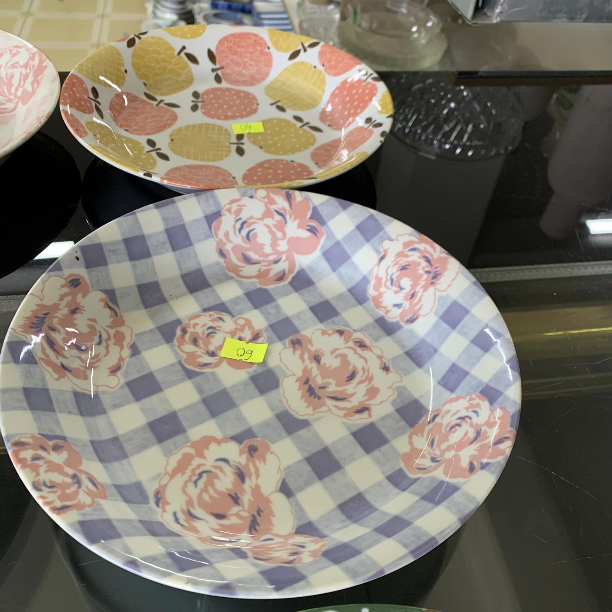 Set 5 dĩa gốm họa tiết đáng yêu