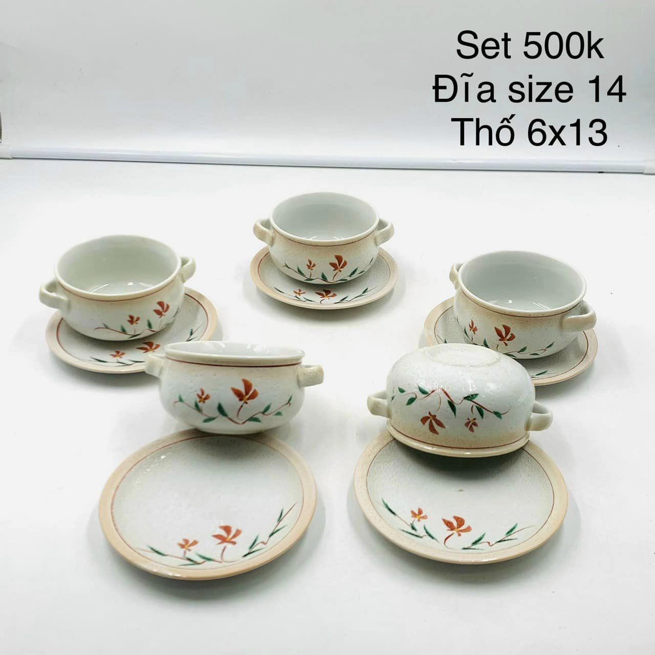 Set dĩa + thố
