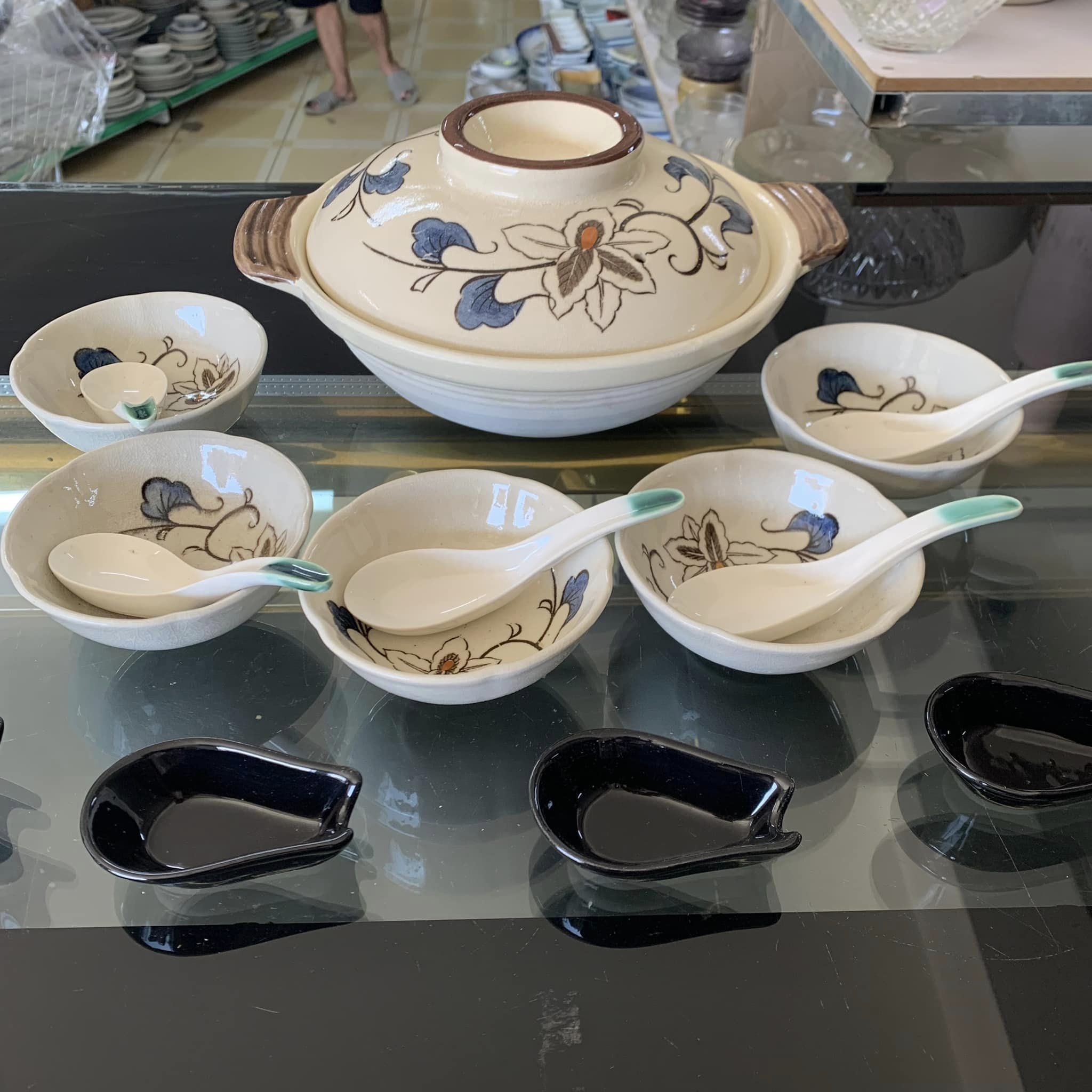 Set gốm thố tô