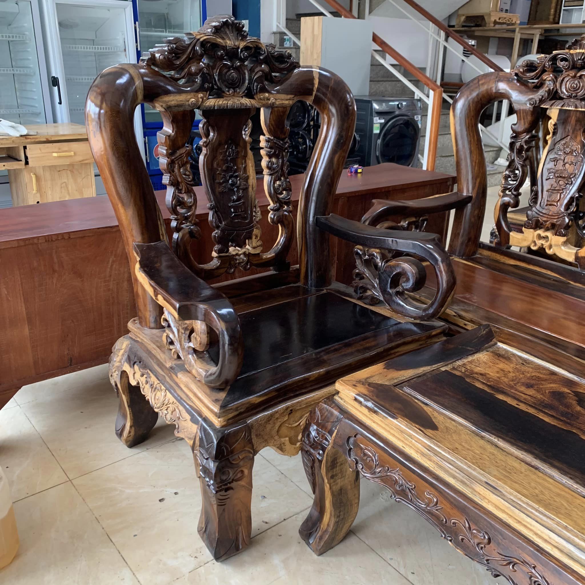 Bộ bàn ghế gỗ muồng đen