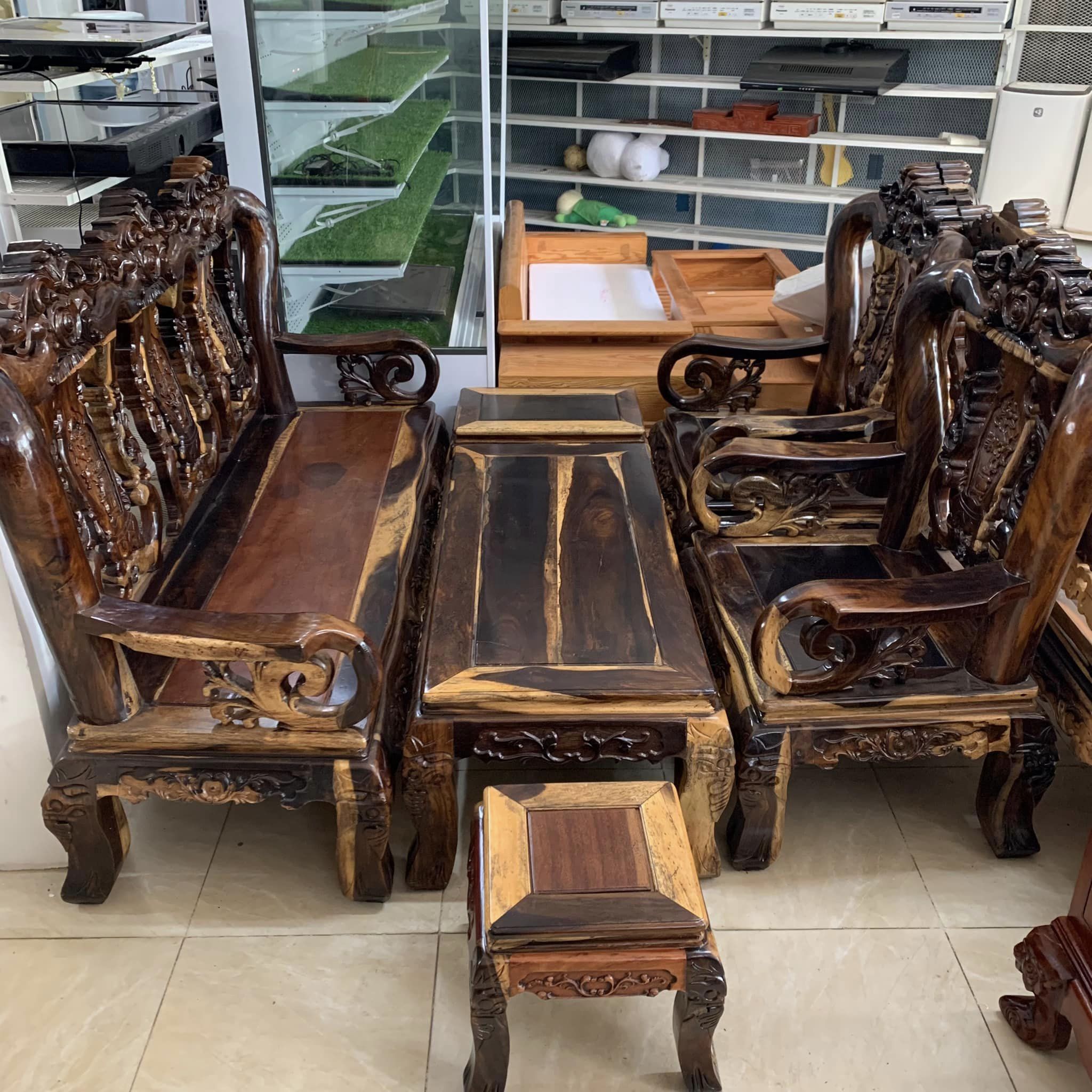 Bộ bàn ghế gỗ muồng đen