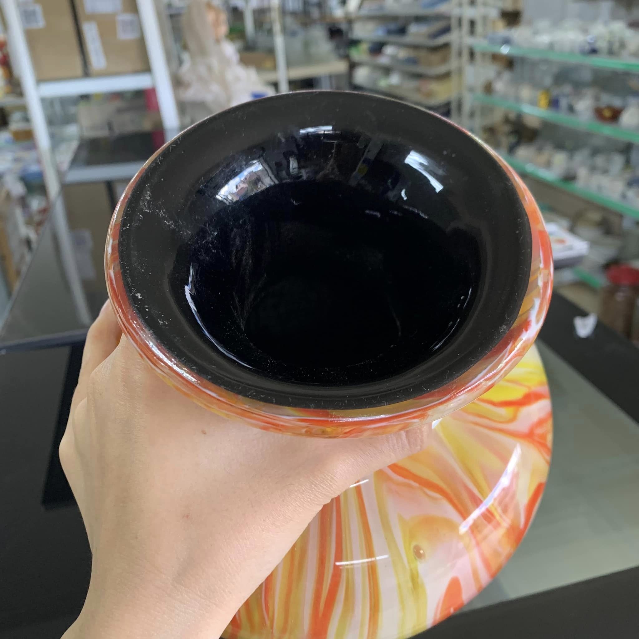 Bình hoa thủy tinh cao cấp Kamei Glass Japan