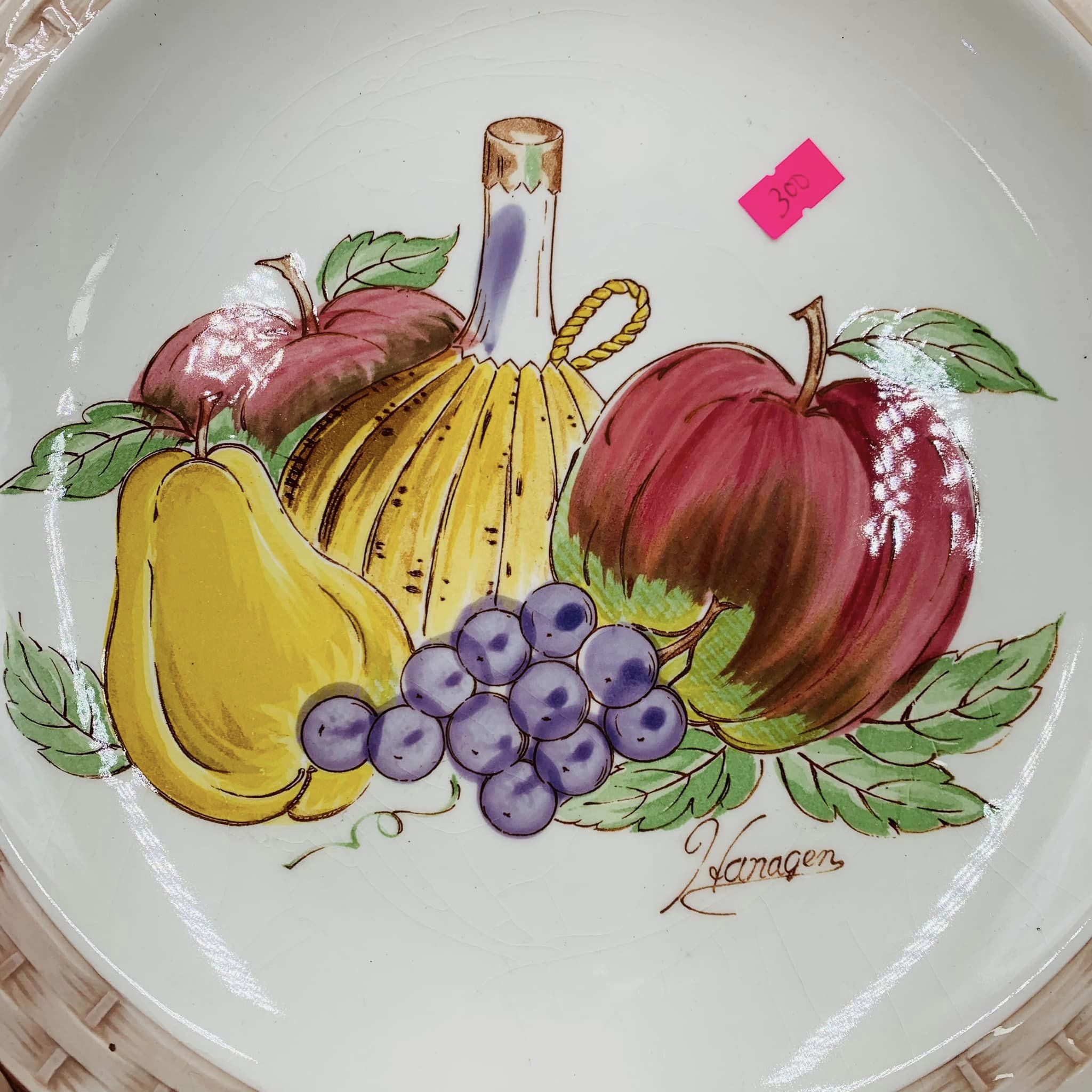 Đĩa gốm Hanagen size 32