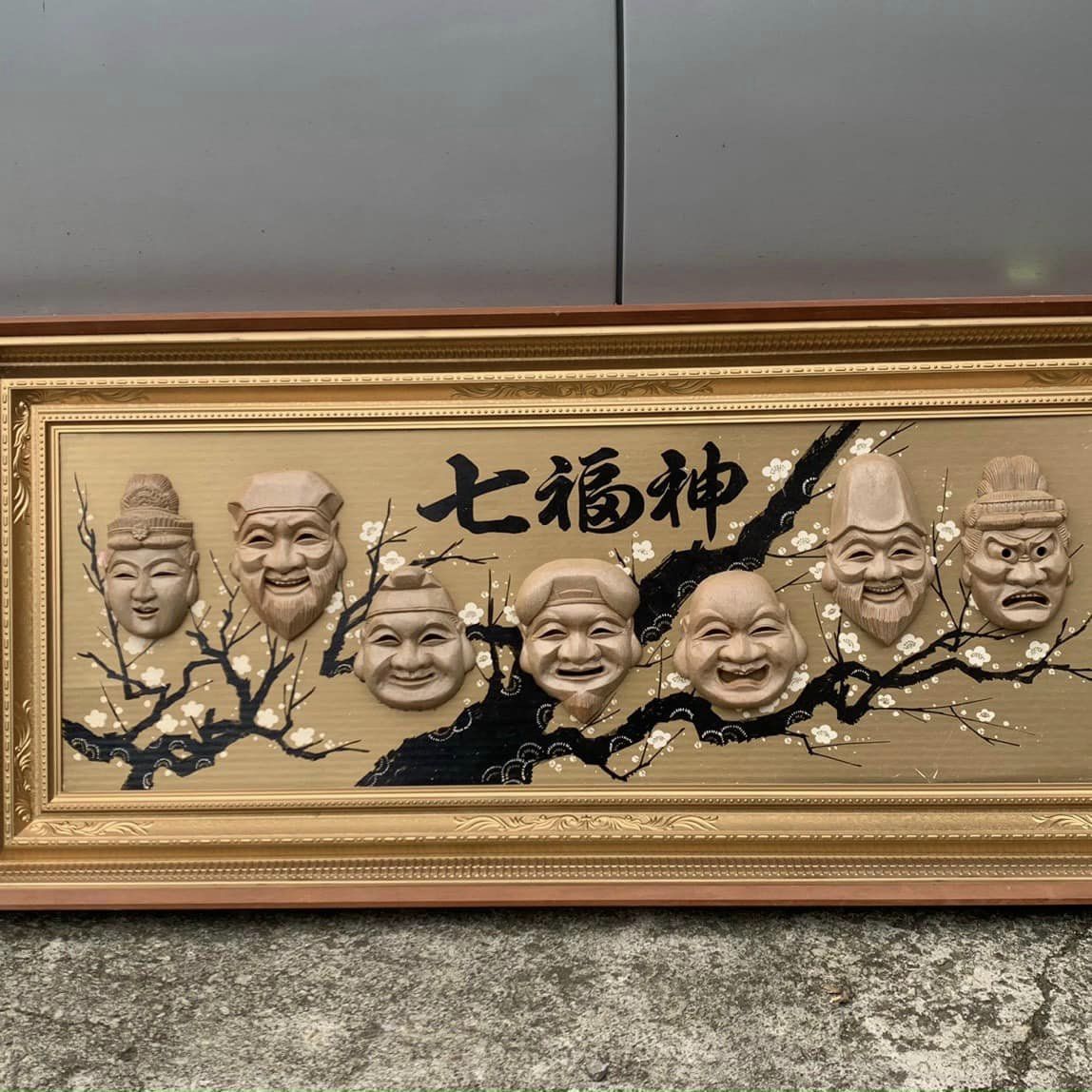 Khung Tranh 7 Vị Thần May Mắn