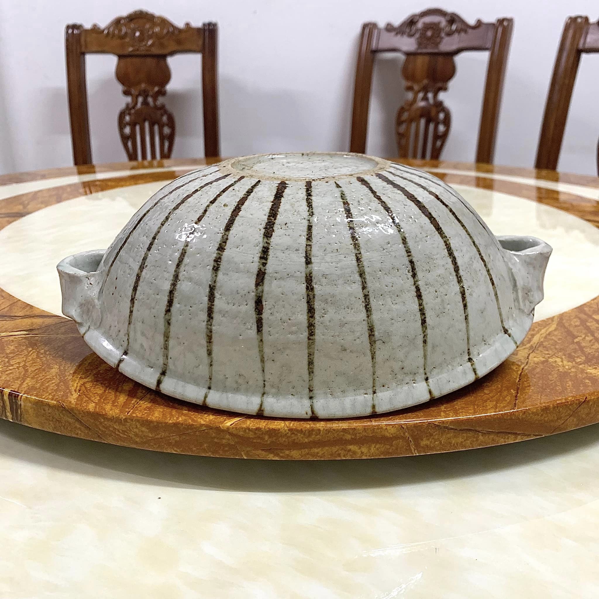 Chảo gốm hình bầu dục