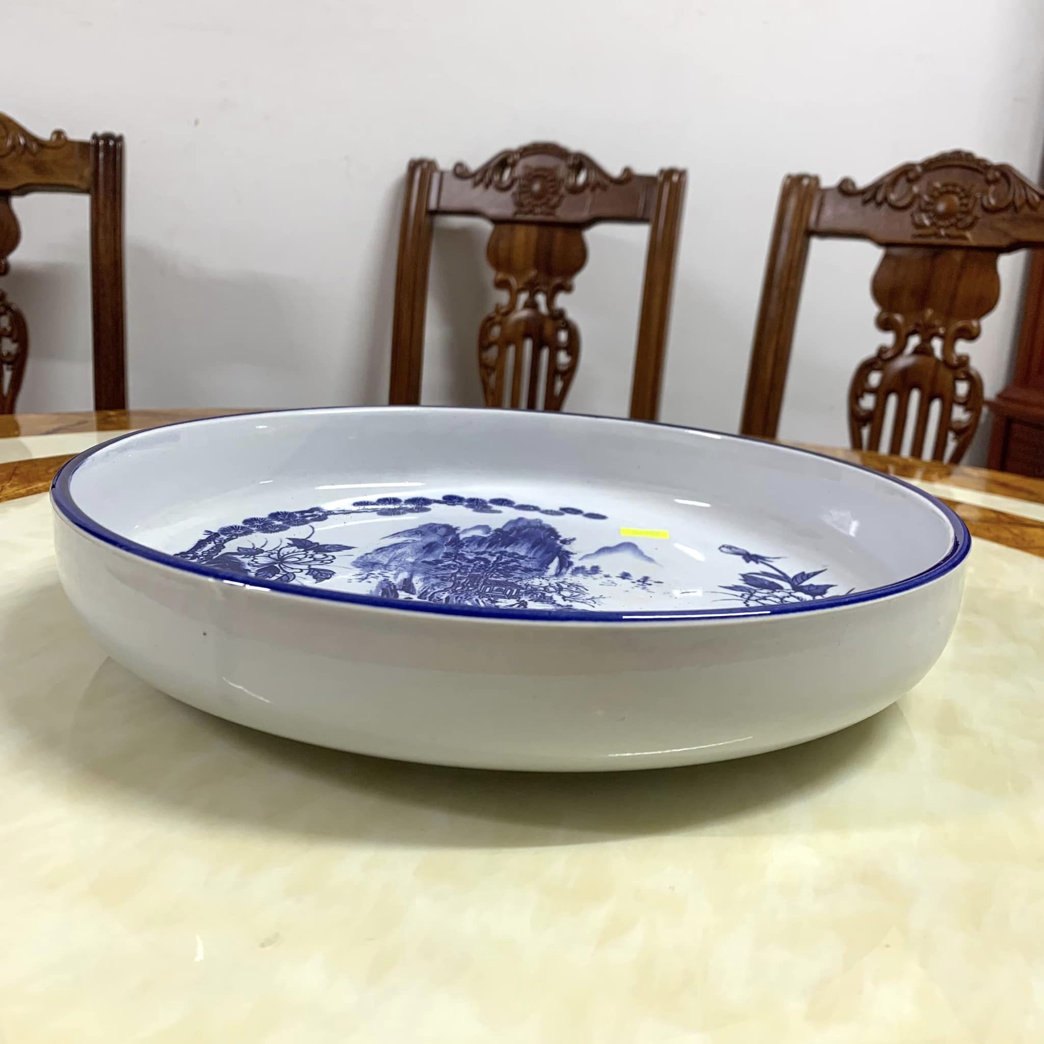 Đĩa sứ trang trí size 30