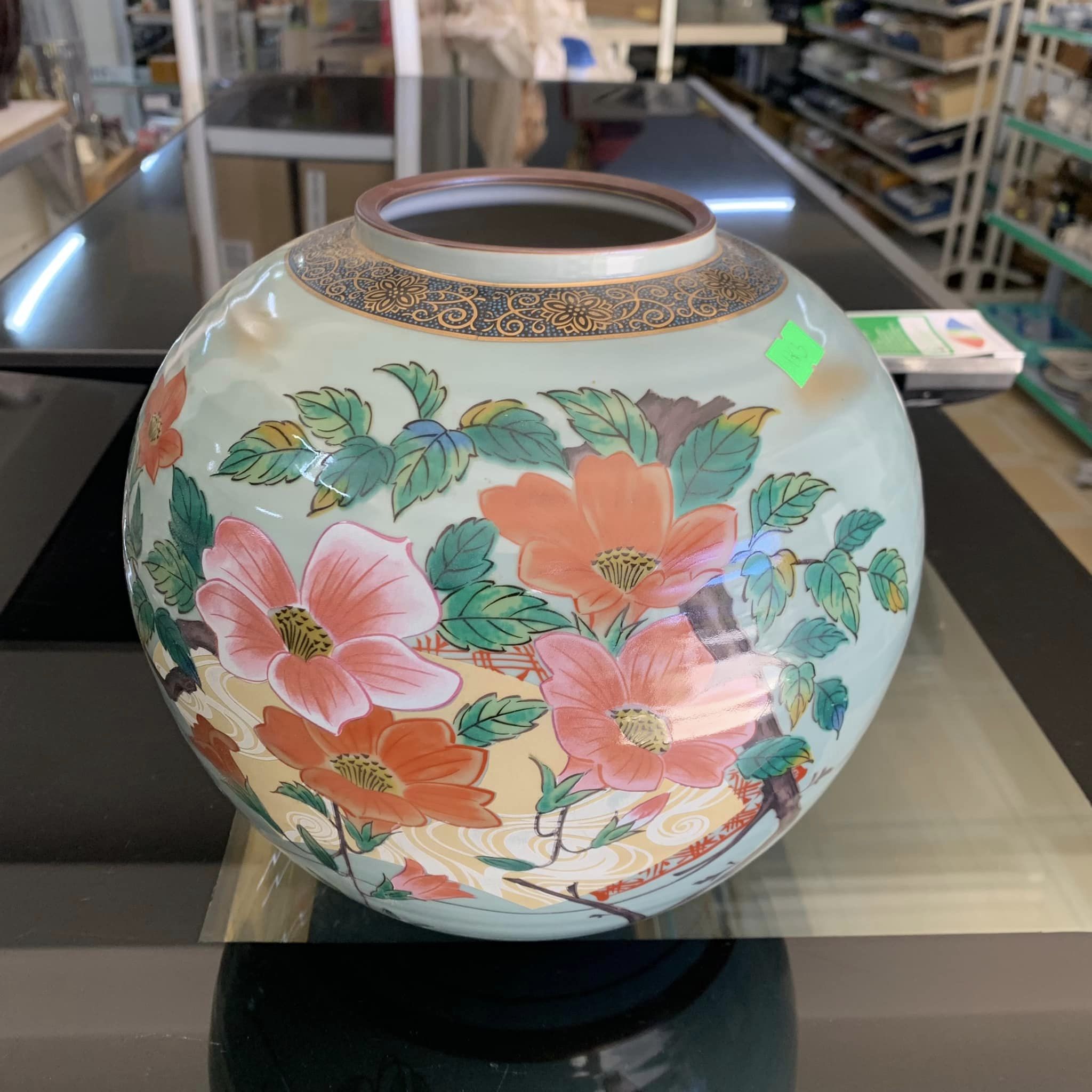 BÌNH HOA TRÁNG MEN SANG TRỌNG