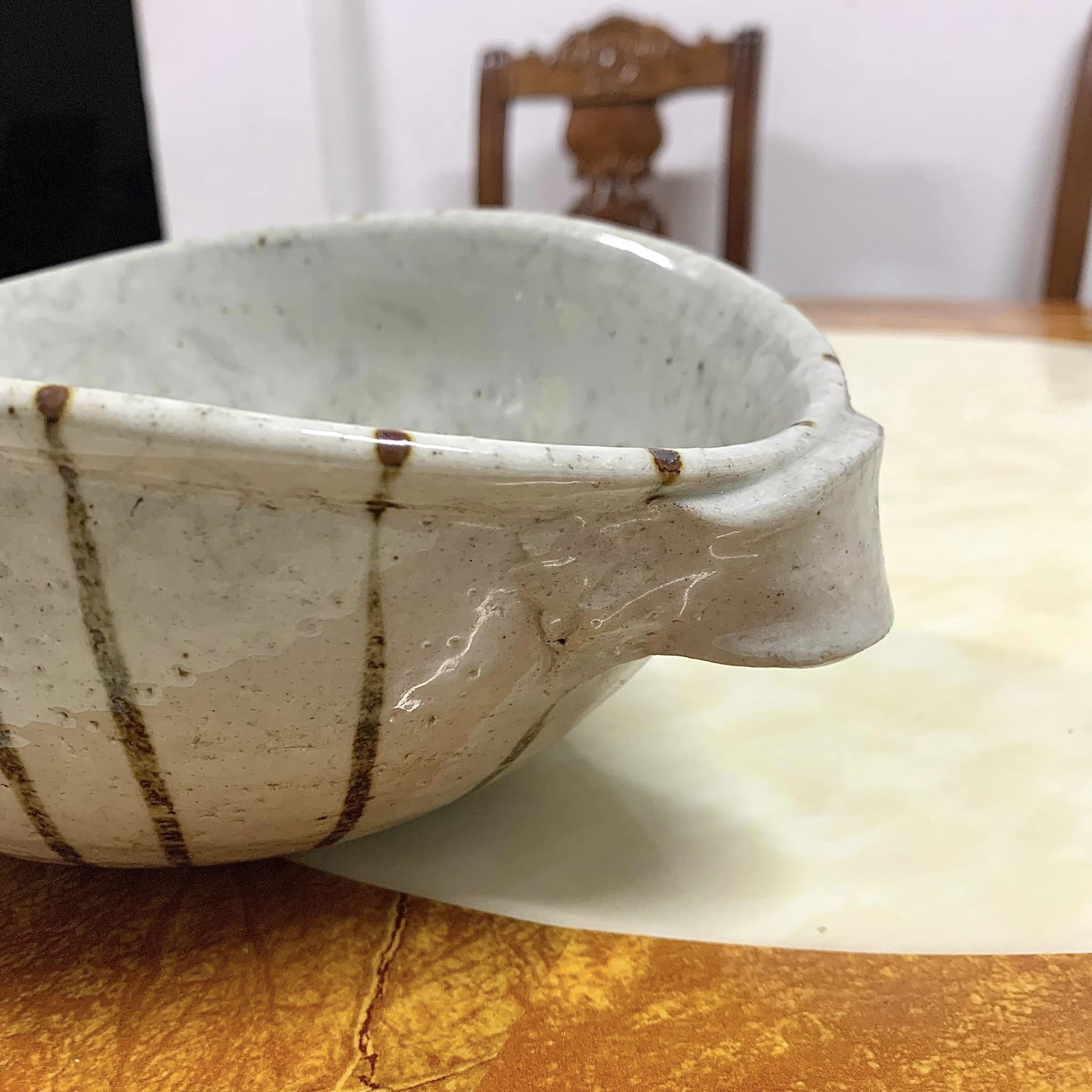 Chảo gốm hình bầu dục