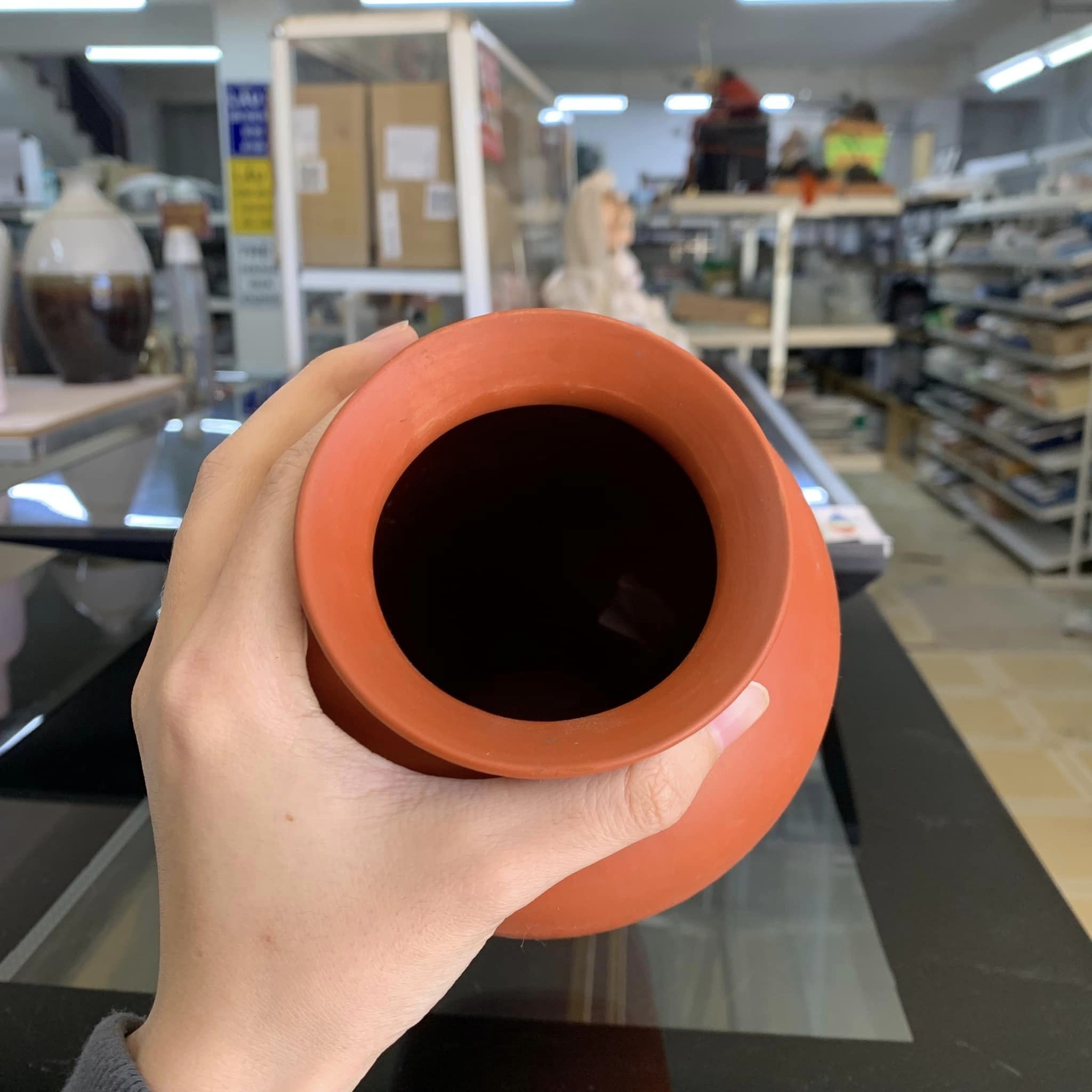 BÌNH HOA KHẮC LÁ TRE