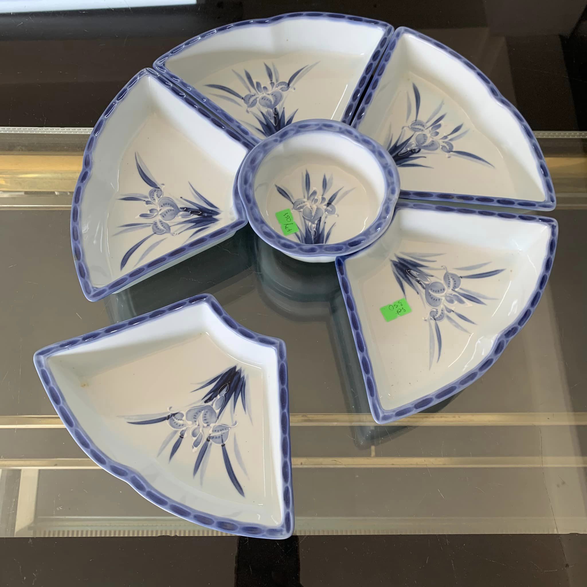 BỘ BÁT ĐĨA HOA MẶT TRỜI