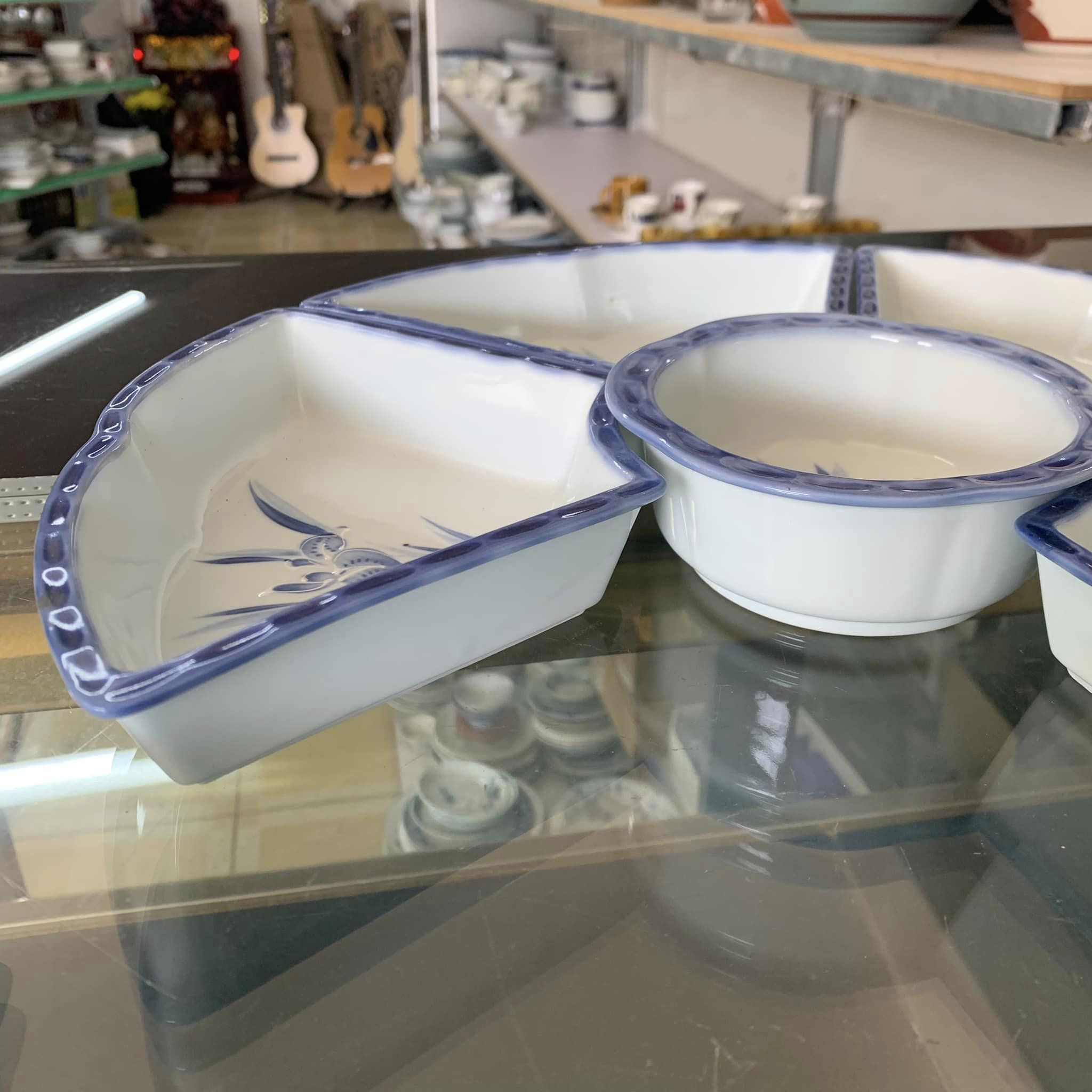 BỘ BÁT ĐĨA HOA MẶT TRỜI