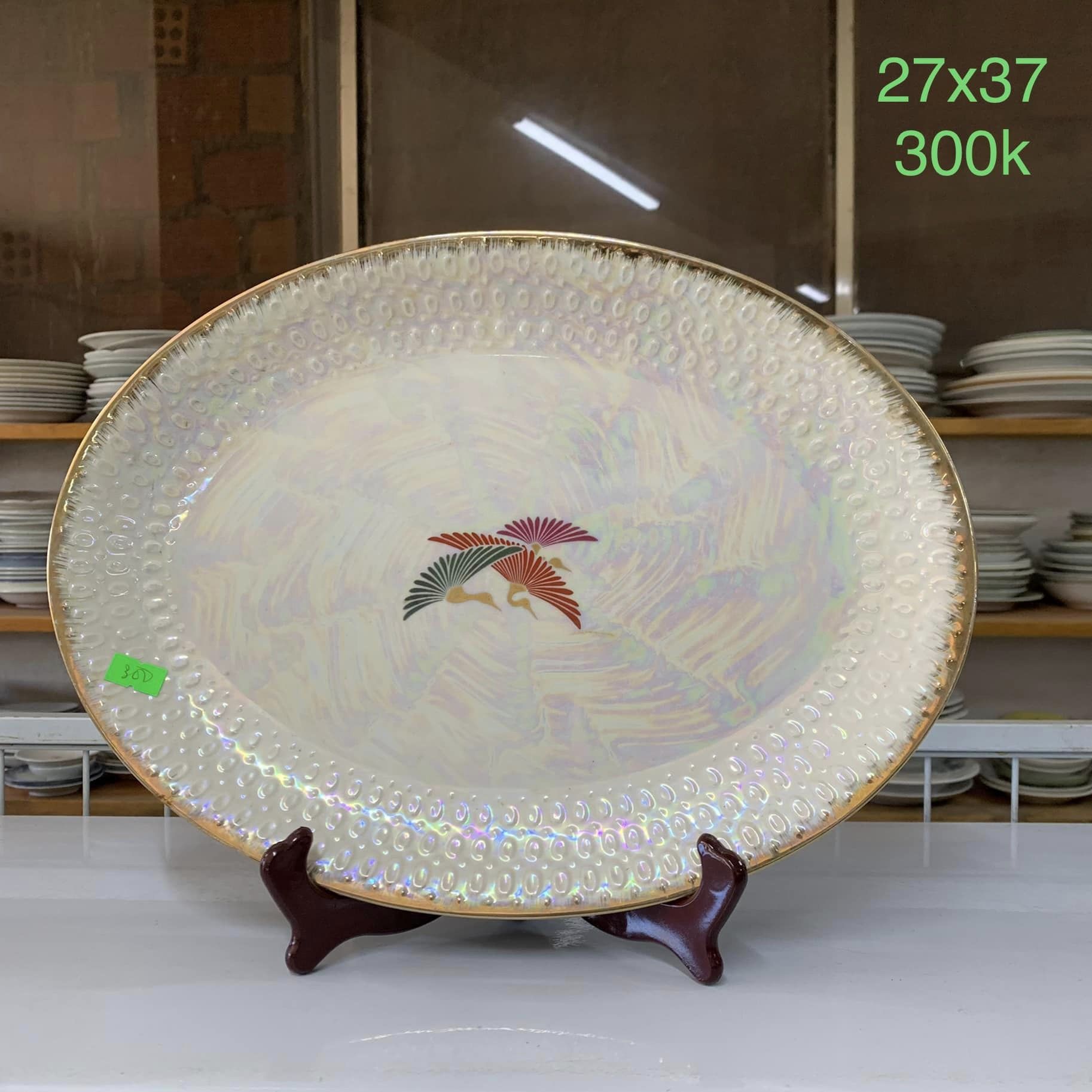 ĐĨA GỐM XÀ CỪ SIÊU SANG