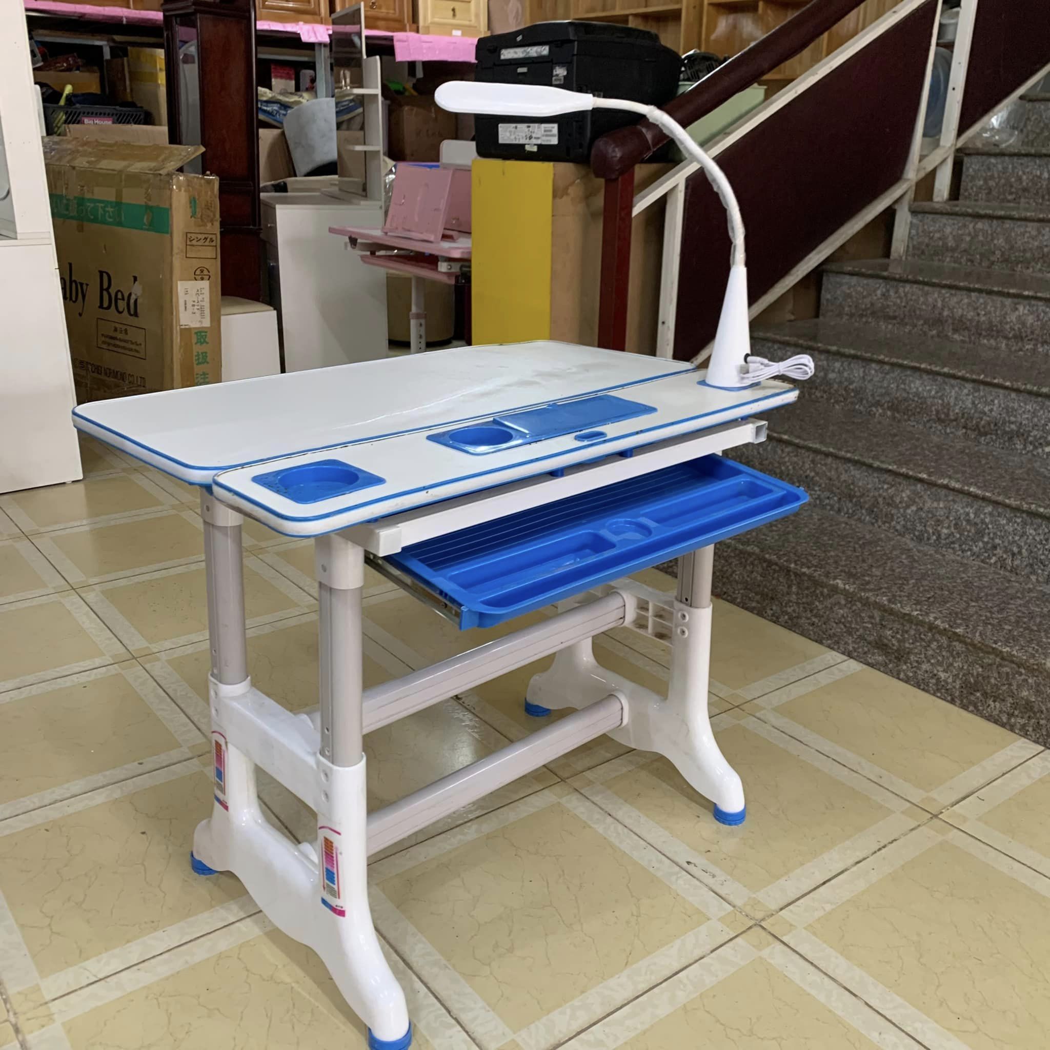 Bàn học thông minh chống gù chống cận-xanh