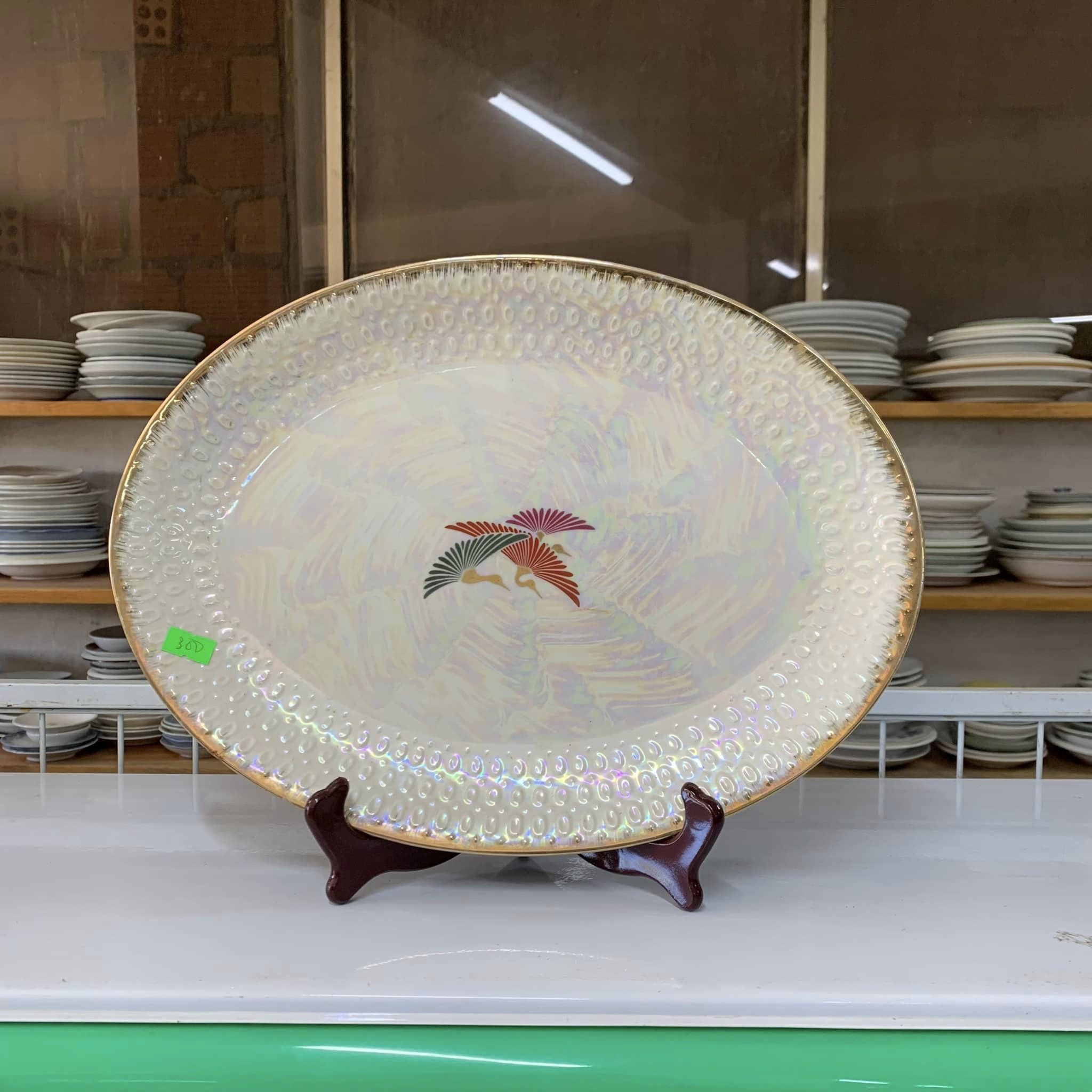 ĐĨA GỐM XÀ CỪ SIÊU SANG