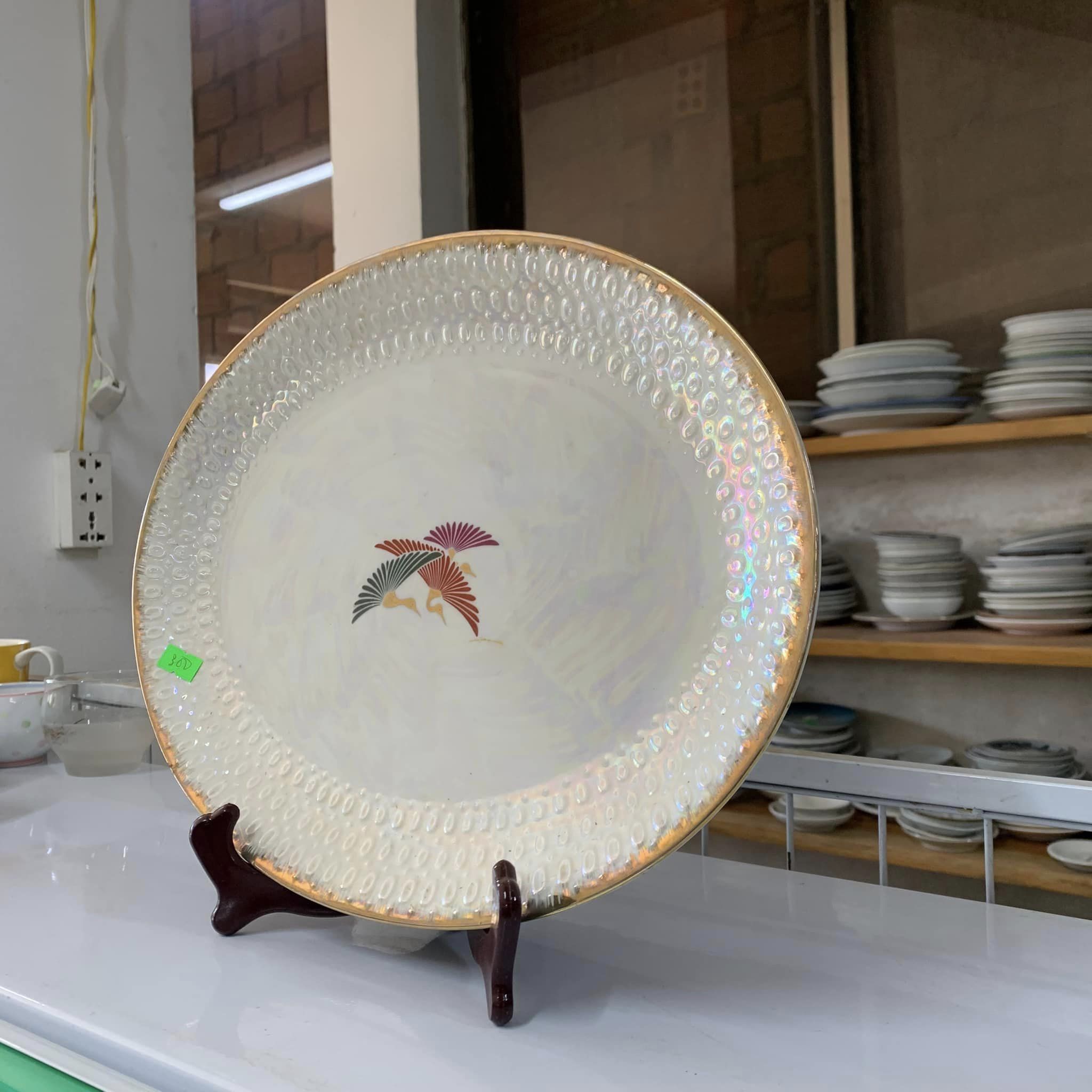 ĐĨA GỐM XÀ CỪ SIÊU SANG