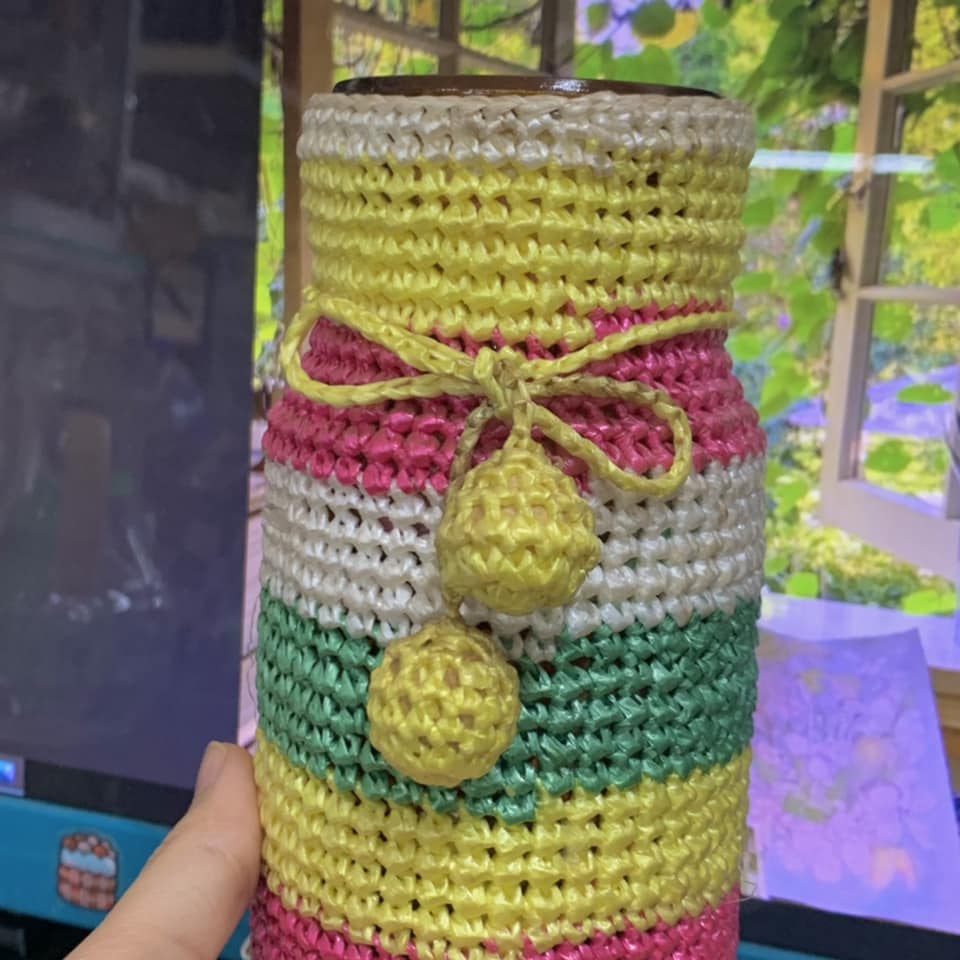 Bình thuỷ tinh Handmade xinh xắn