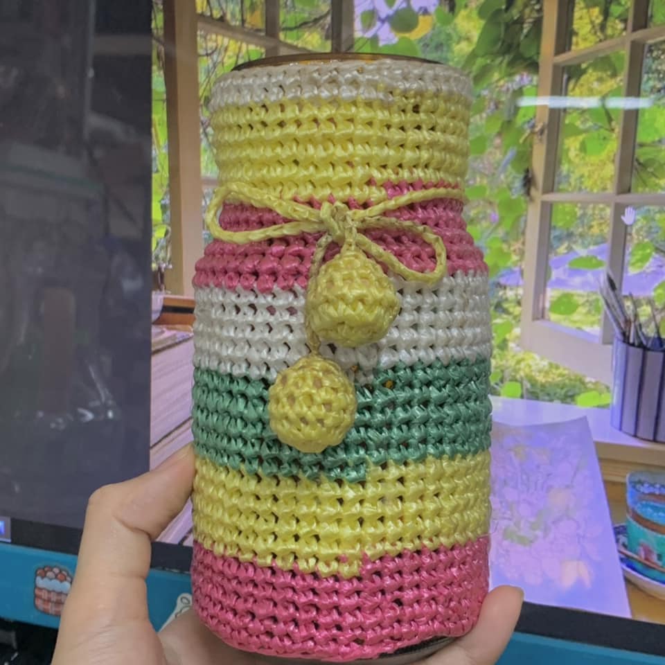 Bình thuỷ tinh Handmade xinh xắn