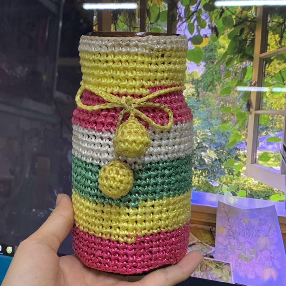 Bình thuỷ tinh Handmade xinh xắn