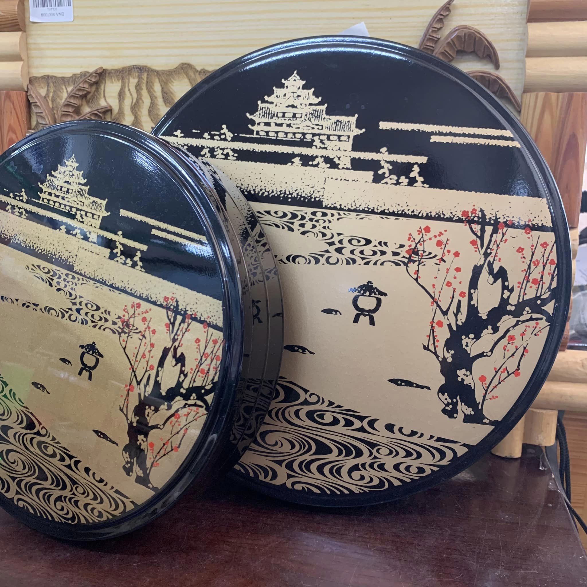 SET 2 HỘP NHỰA ĐỰNG BÁNH TRÁI NHẬT BẢN