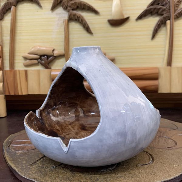 Bình gốm cắm hoa kiểu dáng độc lạ