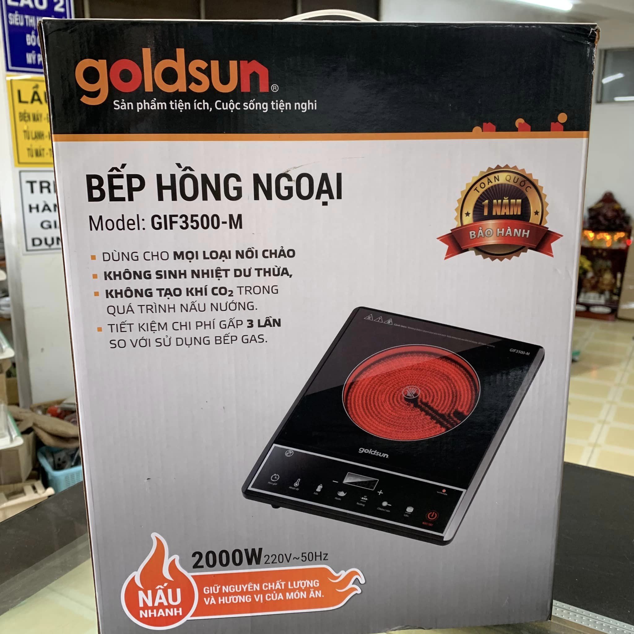 Bếp hồng ngoại Goldsun