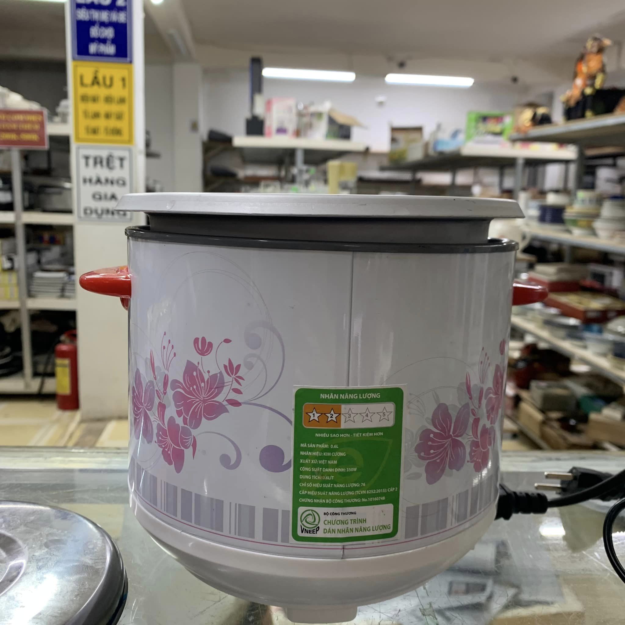 Nồi cơm điện Kim Cương 0.6L
