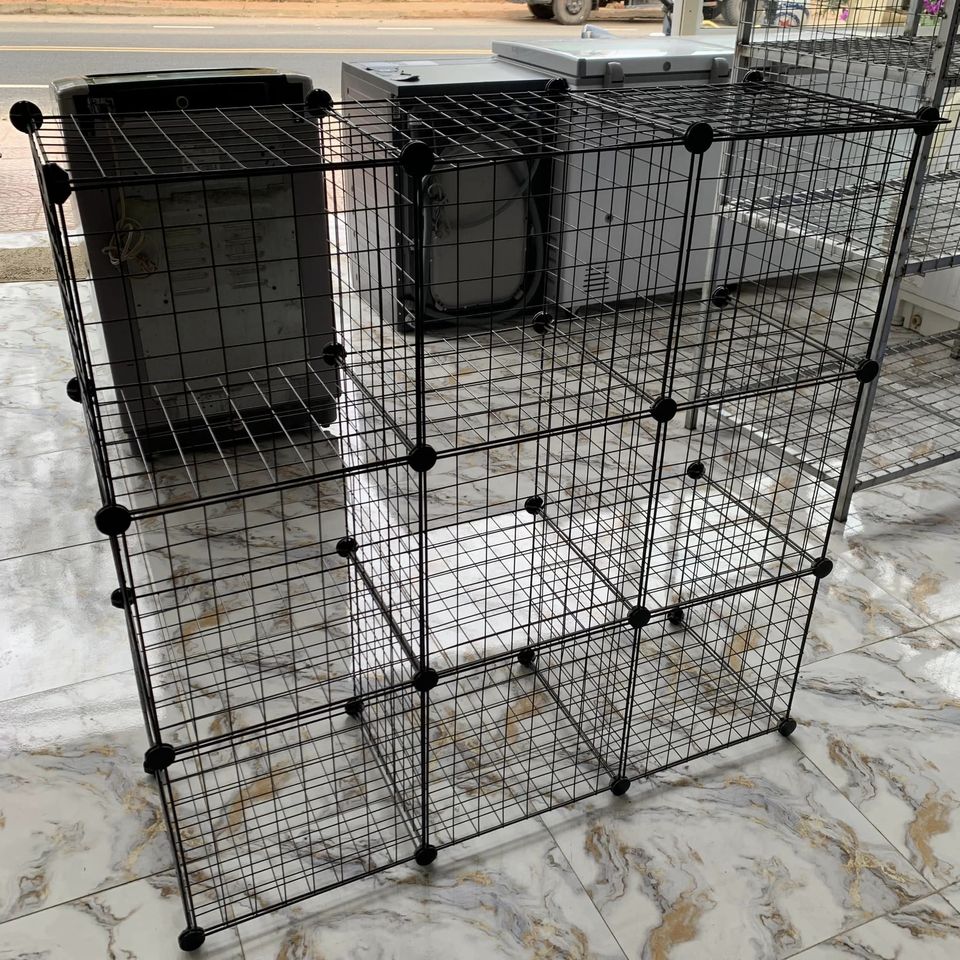 Kệ đen lưới nhiều tầng