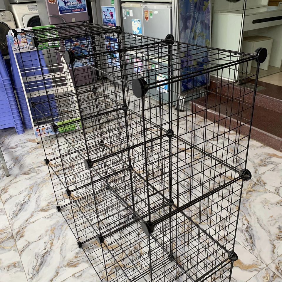 Kệ đen lưới nhiều tầng