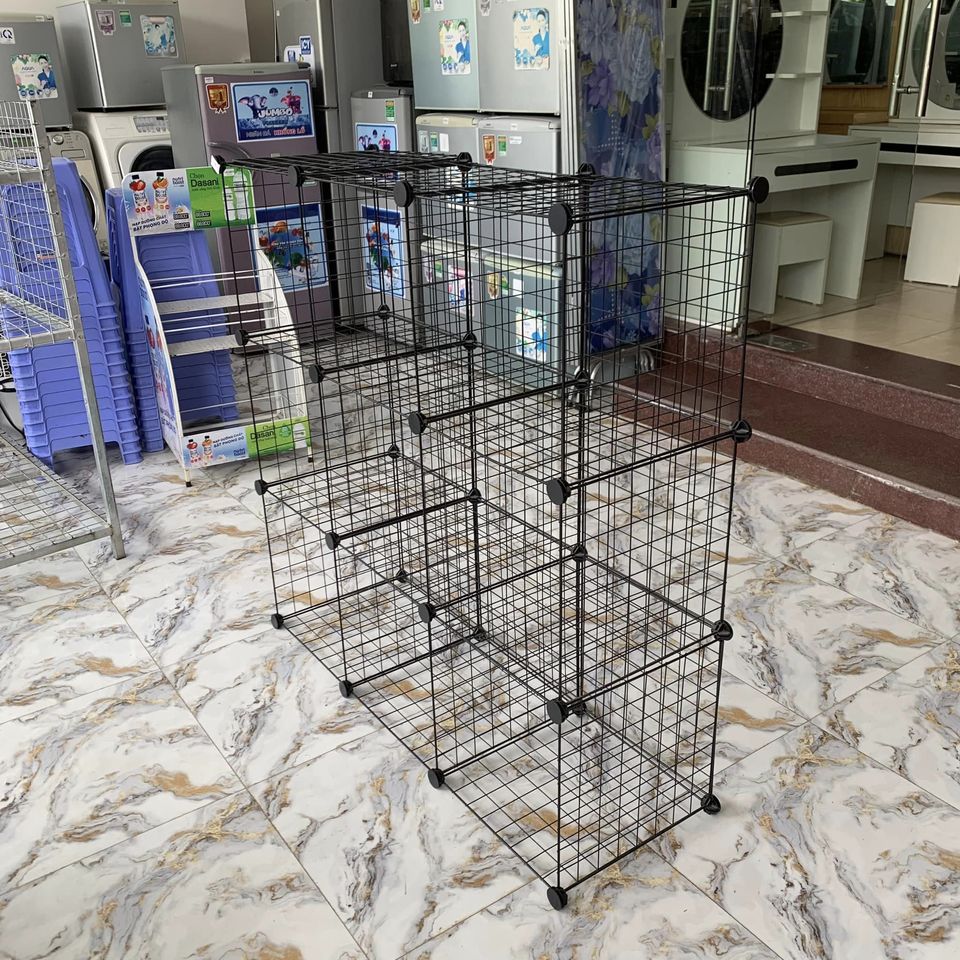 Kệ đen lưới nhiều tầng